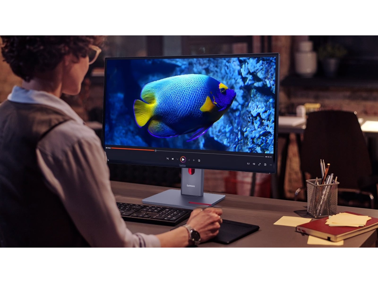 Lenovo 34" skjerm ThinkVision P34WD-40 Skjermer