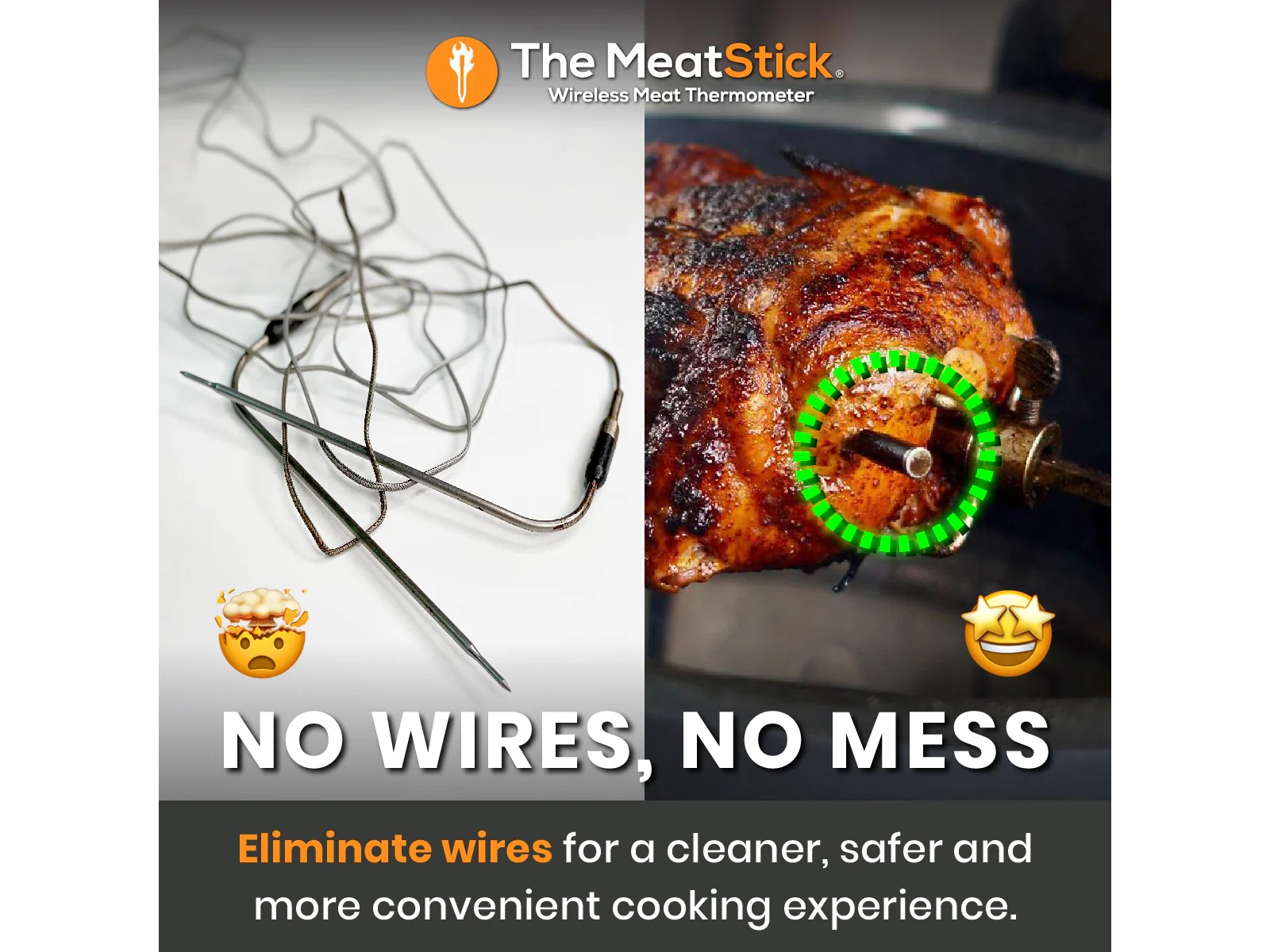 THE MEATSTICK Basic Sett trådløst steketermometer Andre kjøkkenapparater