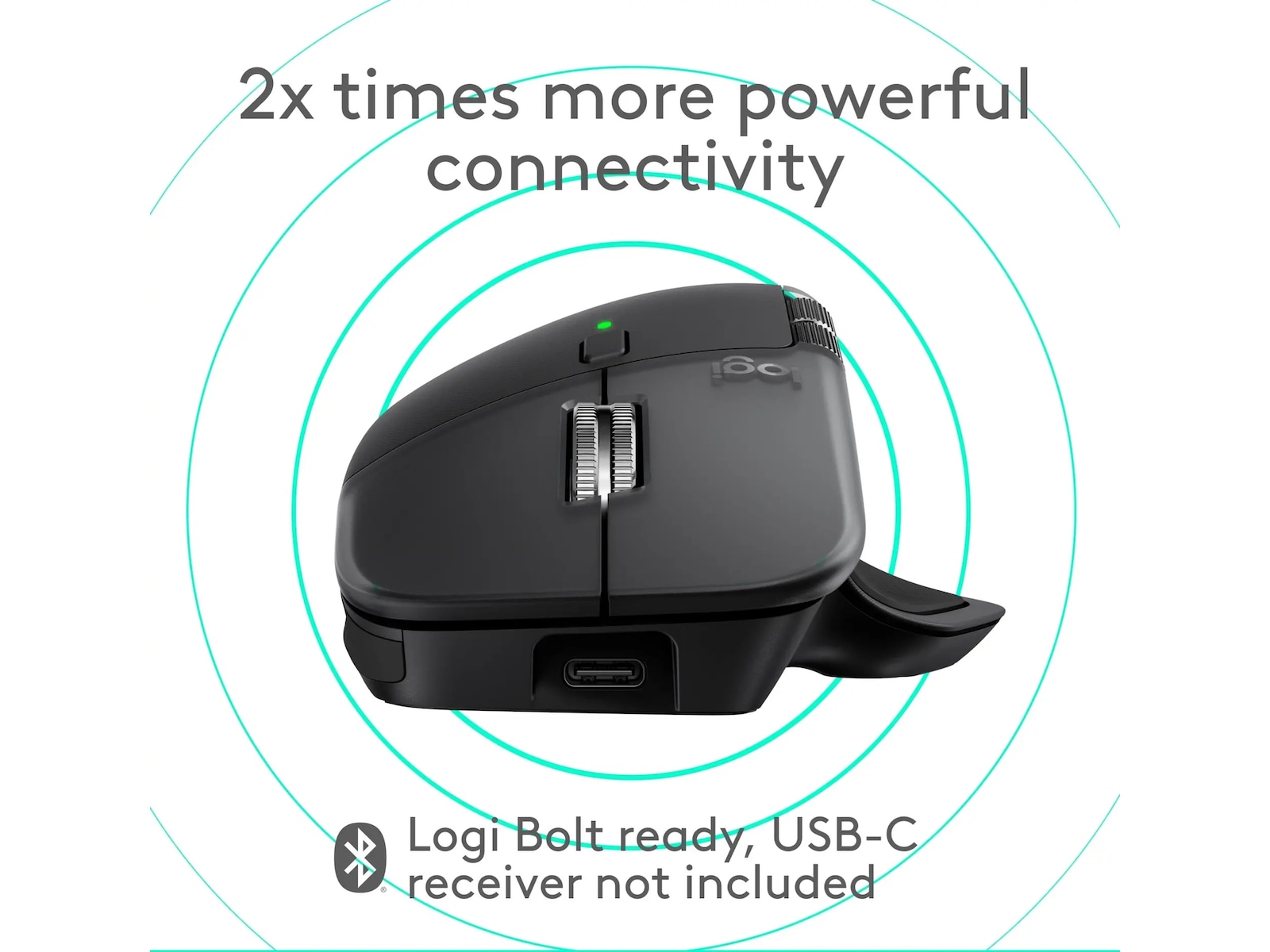 Logitech MX Master 4 for Mac Trådløs Mus (space black) Mus