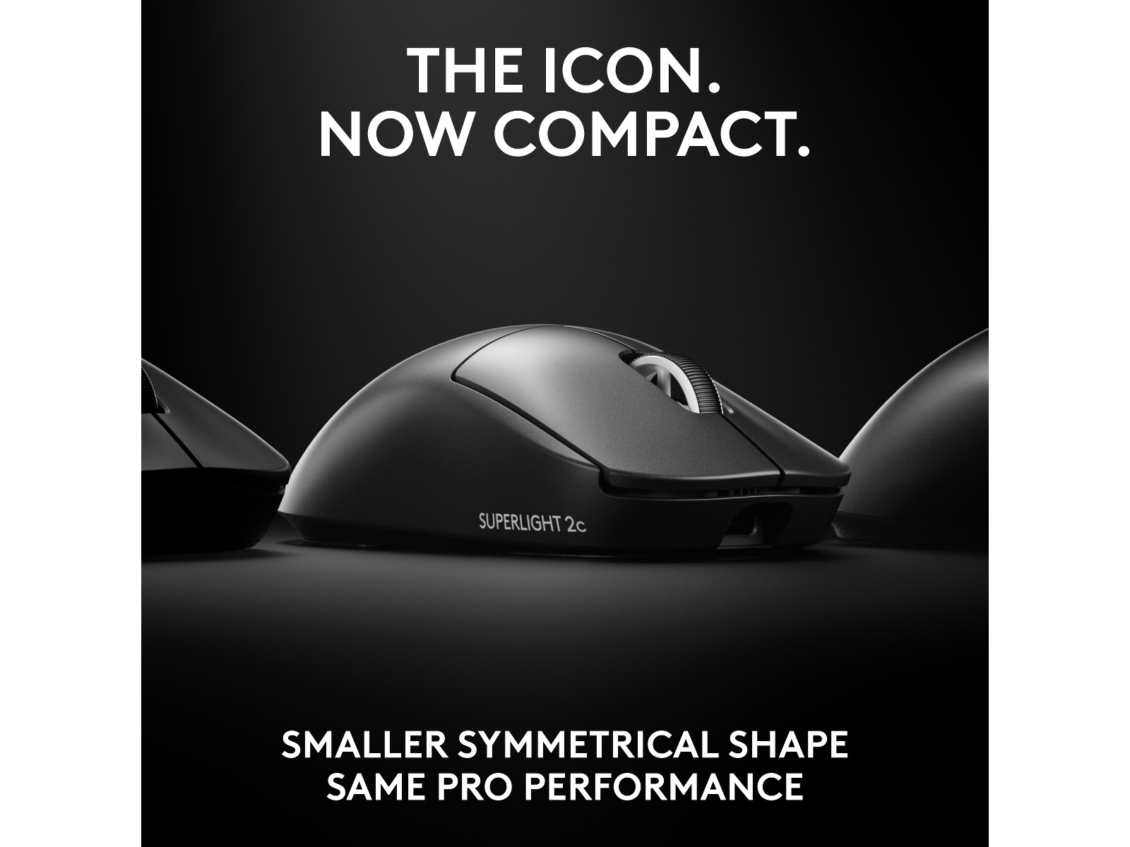 Logitech Pro X Superlight 2c trådløs gamingmus (sort) Gamingmus