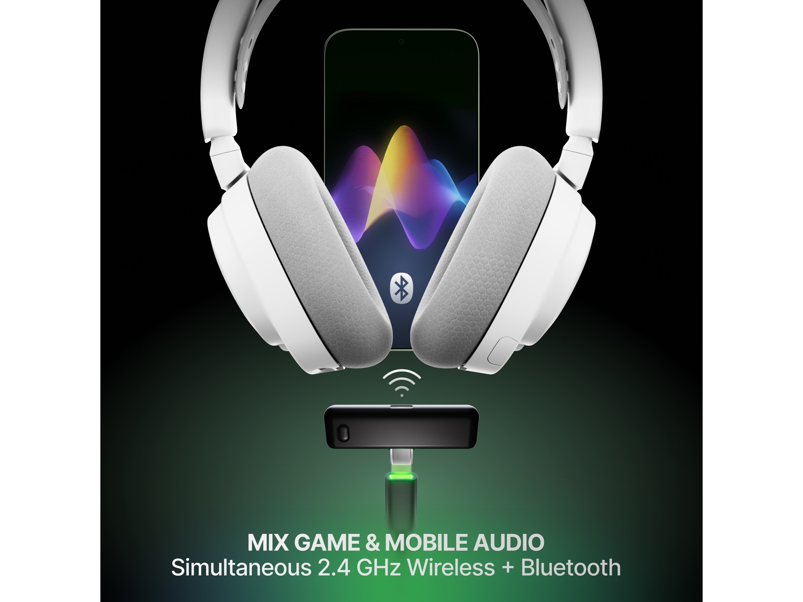 SteelSeries Arctis Nova 7X Gen 2 Trådløst Gamingheadset (hvit) Gamingheadset