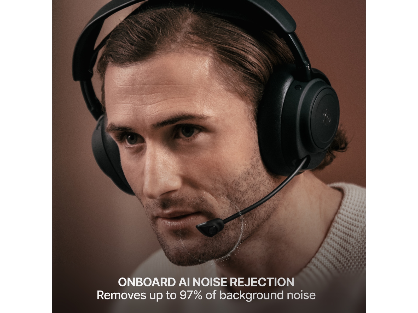 SteelSeries Arctis Nova Elite Trådløst Gamingheadset (salvie og gull) Gamingheadset