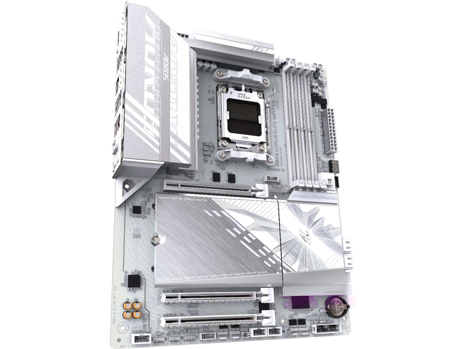 Gigabyte B850 AORUS ELITE WF7 ICE Hovedkort -B-Grade Demo hovedkort