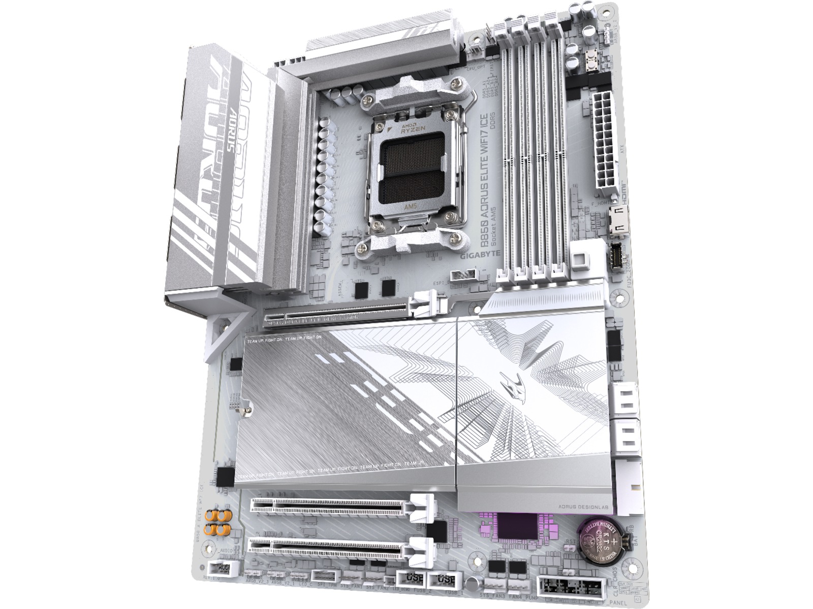 Gigabyte B850 AORUS ELITE WF7 ICE Hovedkort -B-Grade Demo hovedkort