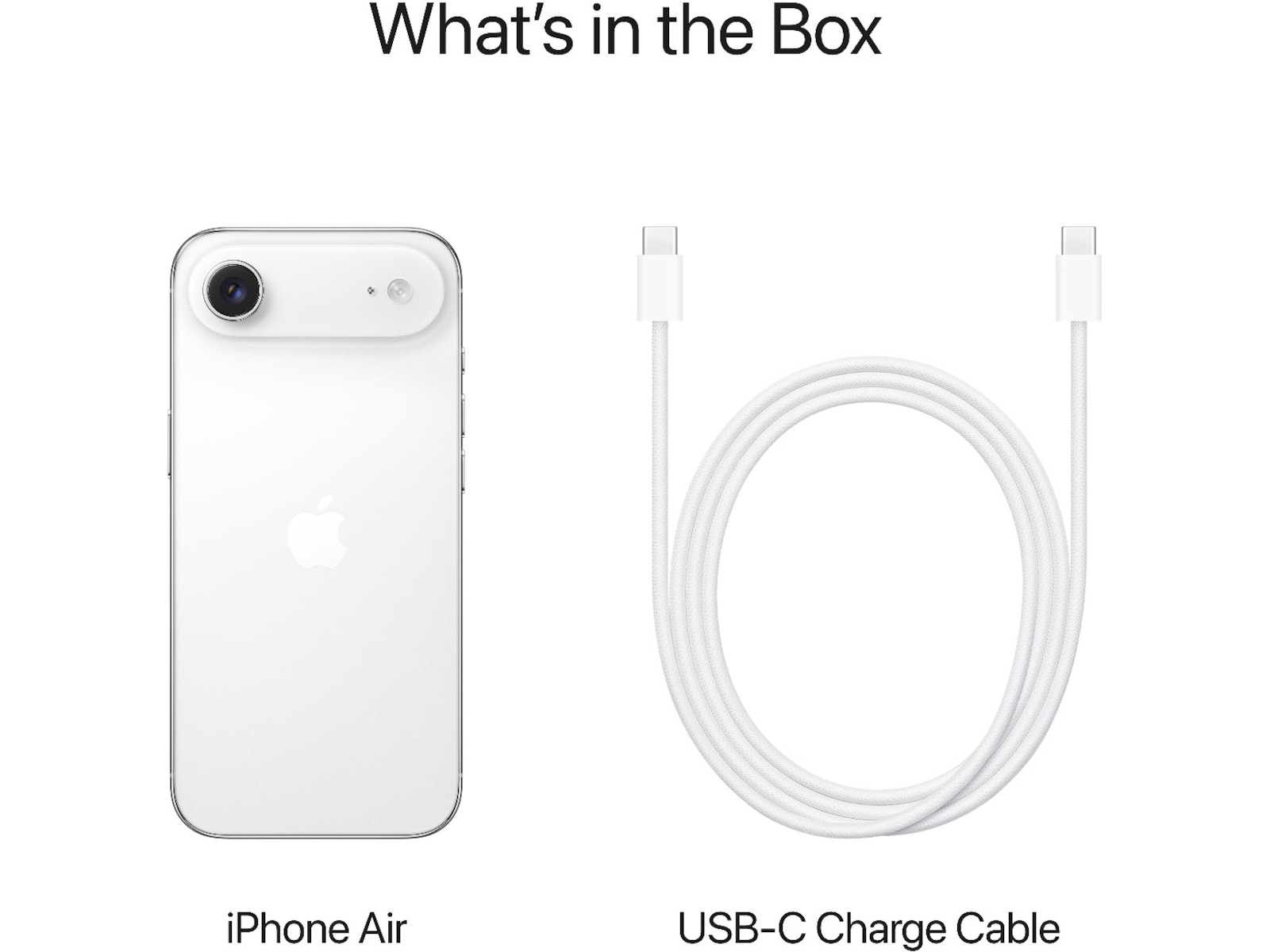 iPhone Air 1TB (skyhvit) Mobiltelefoner