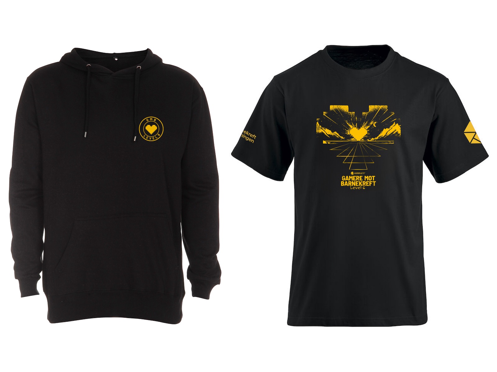 Gamere Mot Barnekreft T-skjorte & Hettegenser L Merchandise