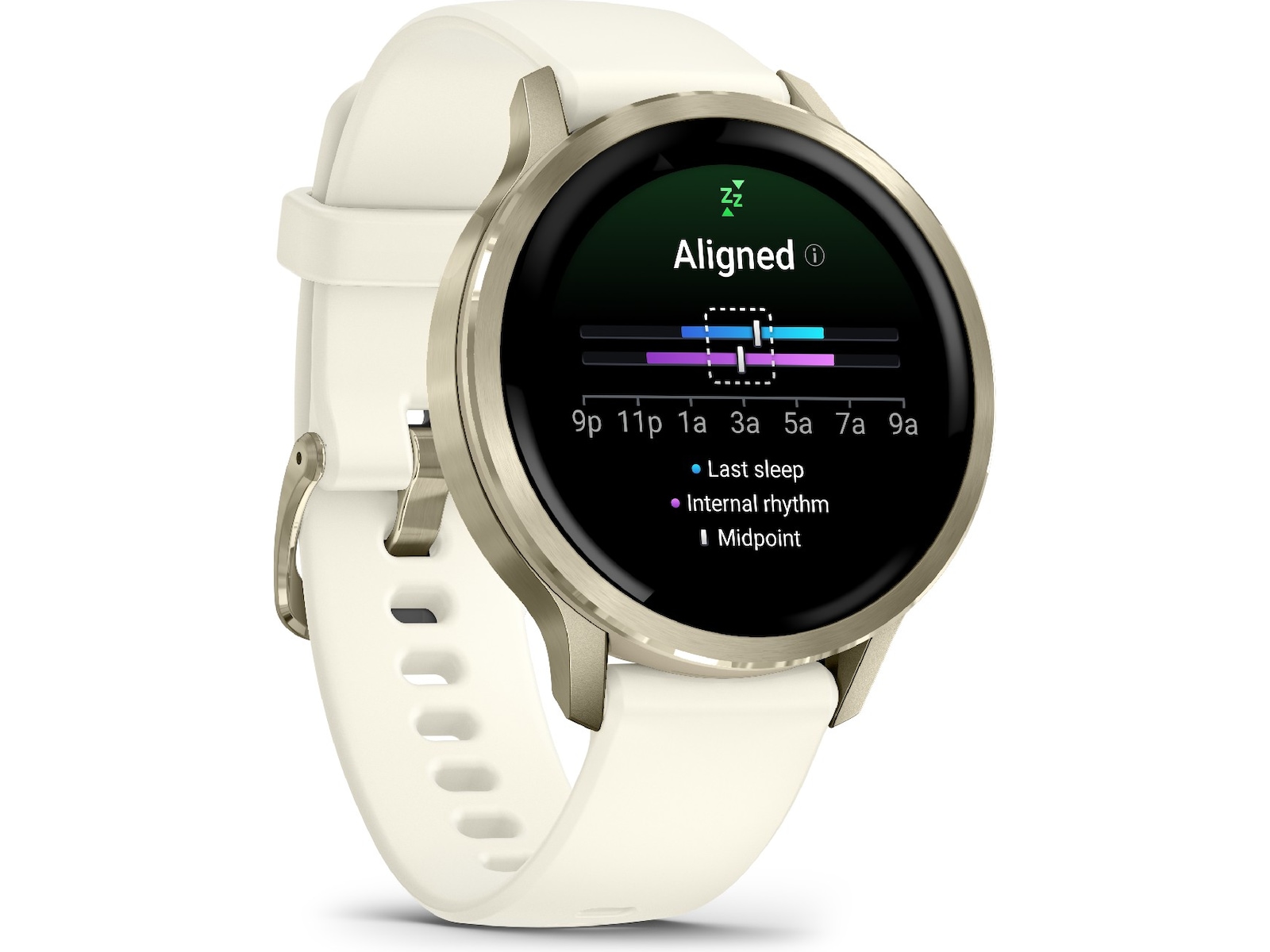 Garmin Venu 4 41mm GPS (lunar gold/bone) Smartklokker