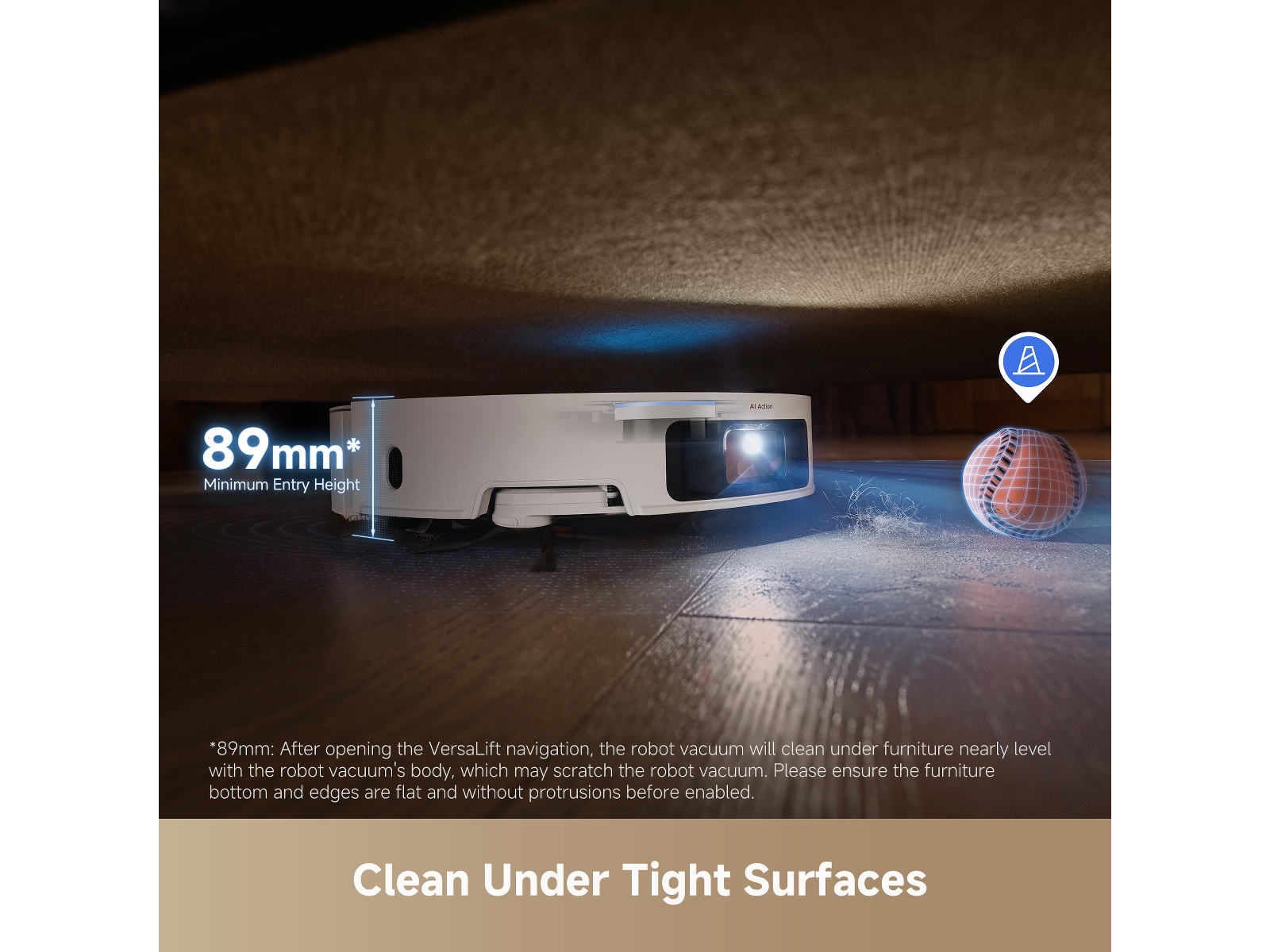 Dreame X50 Ultra Robotstøvsuger (hvit) Robotstøvsugere