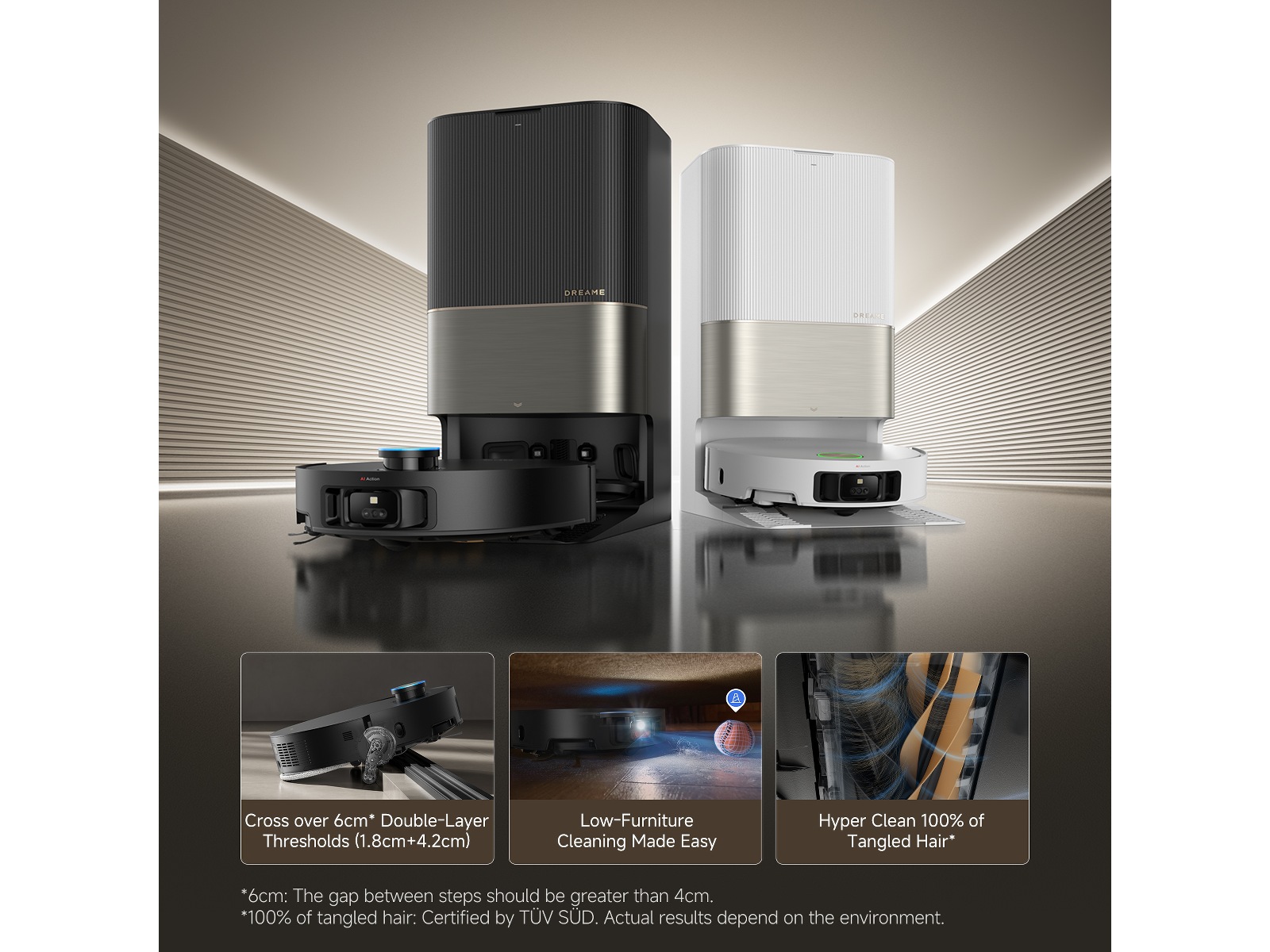 Dreame X50 Ultra Robotstøvsuger (sort) Robotstøvsugere