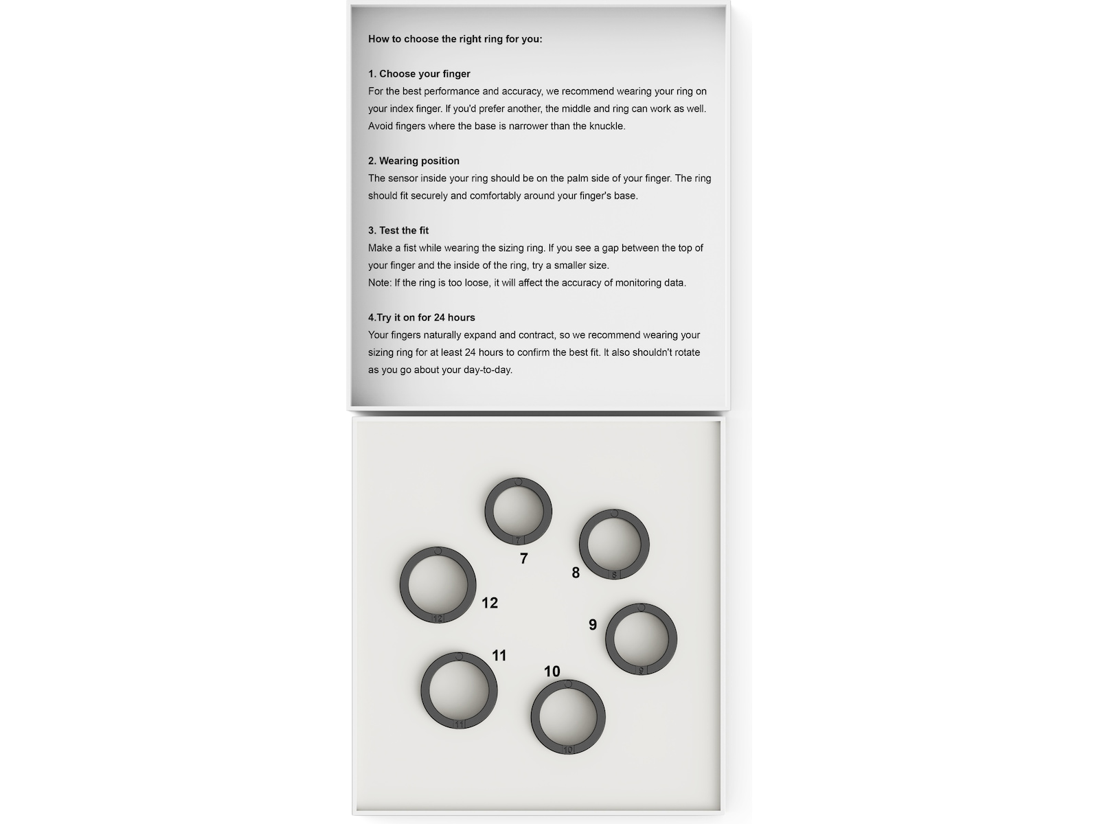 HAVIT Smart Ring størrelsesett Smart ring