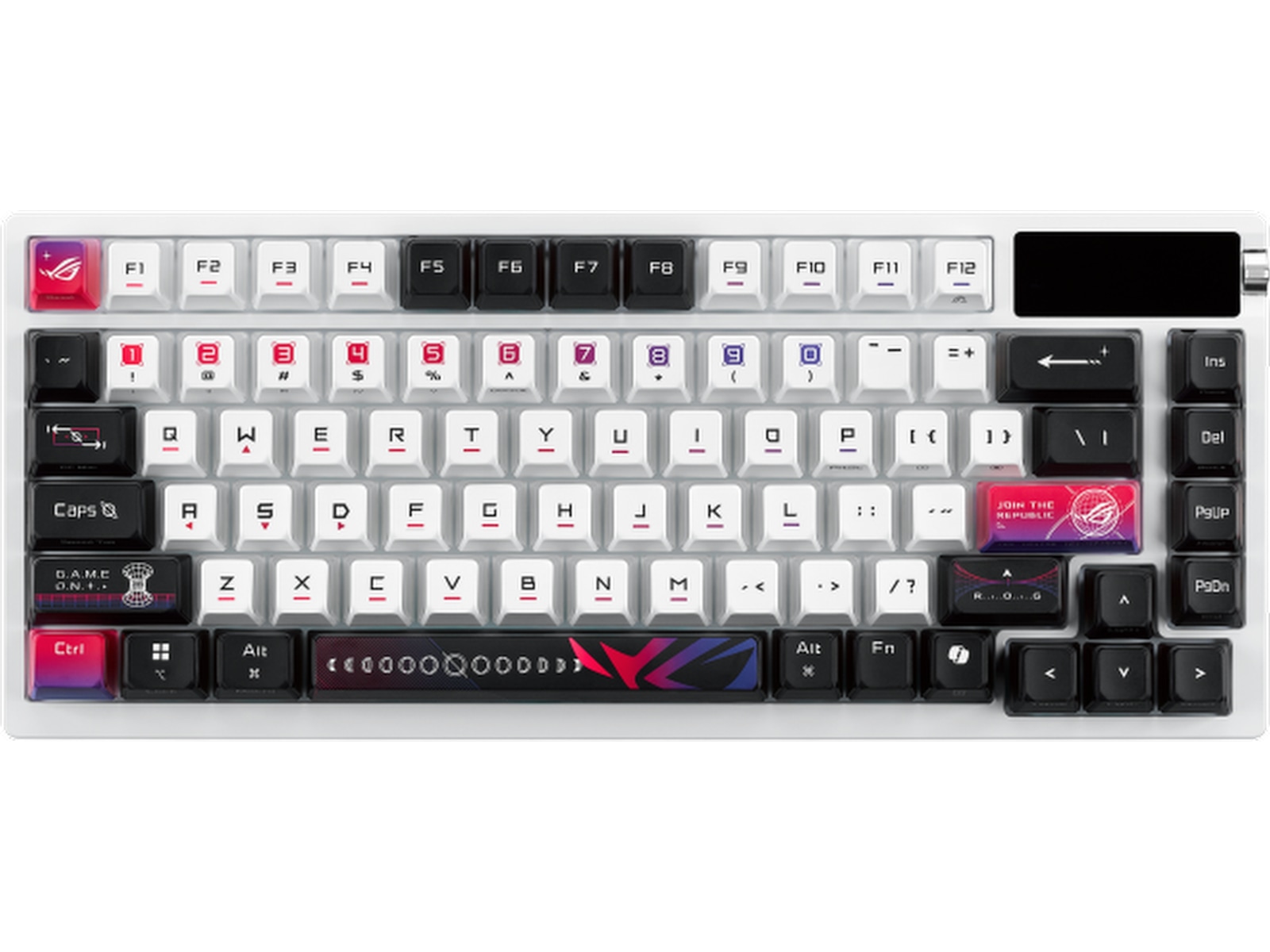 Asus M704 ROG Azoth X Trådløst Gamingtastatur (hvit) -B-Grade Demo tastatur