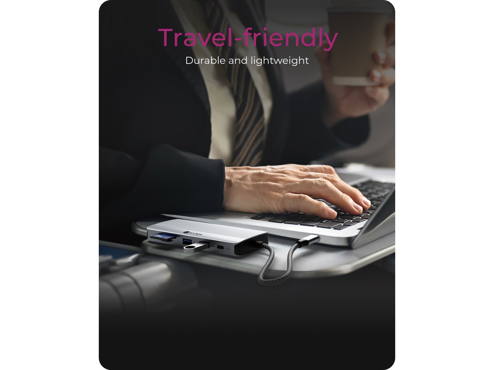 ICY BOX 10 i 1 USB-C dockingstasjon Dockingstasjon & USB-HUB