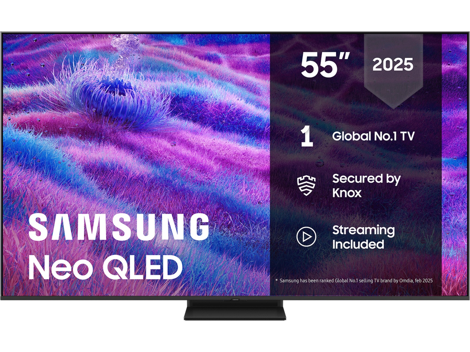 Samsung 55" QN80F Neo QLED 4K Mini LED smart-TV (2025) -B-Grade Demo TV/projektor