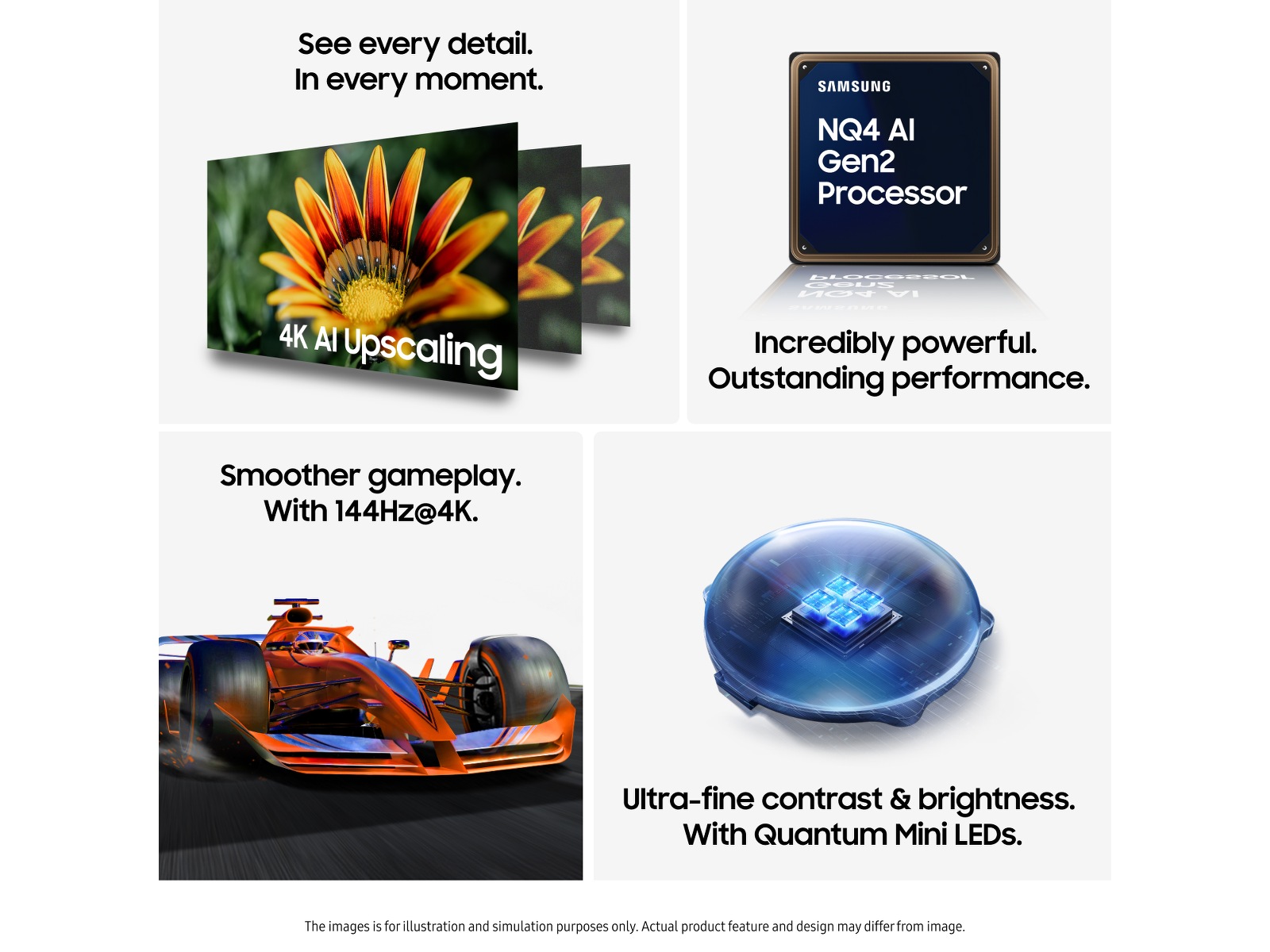 Samsung 55" QN80F Neo QLED 4K Mini LED smart-TV (2025) -B-Grade Demo TV/projektor