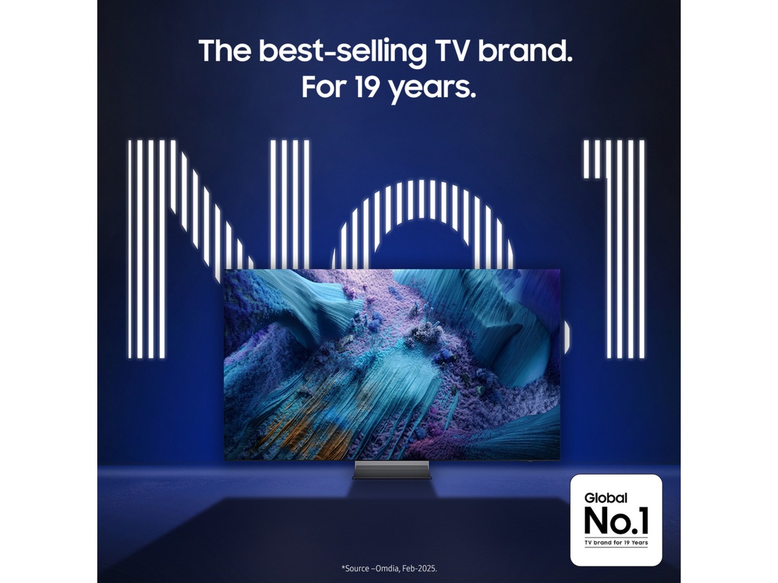 Samsung 75" Q7F2 QLED 4K Smart TV (2025) 70 - 79 tommer TV