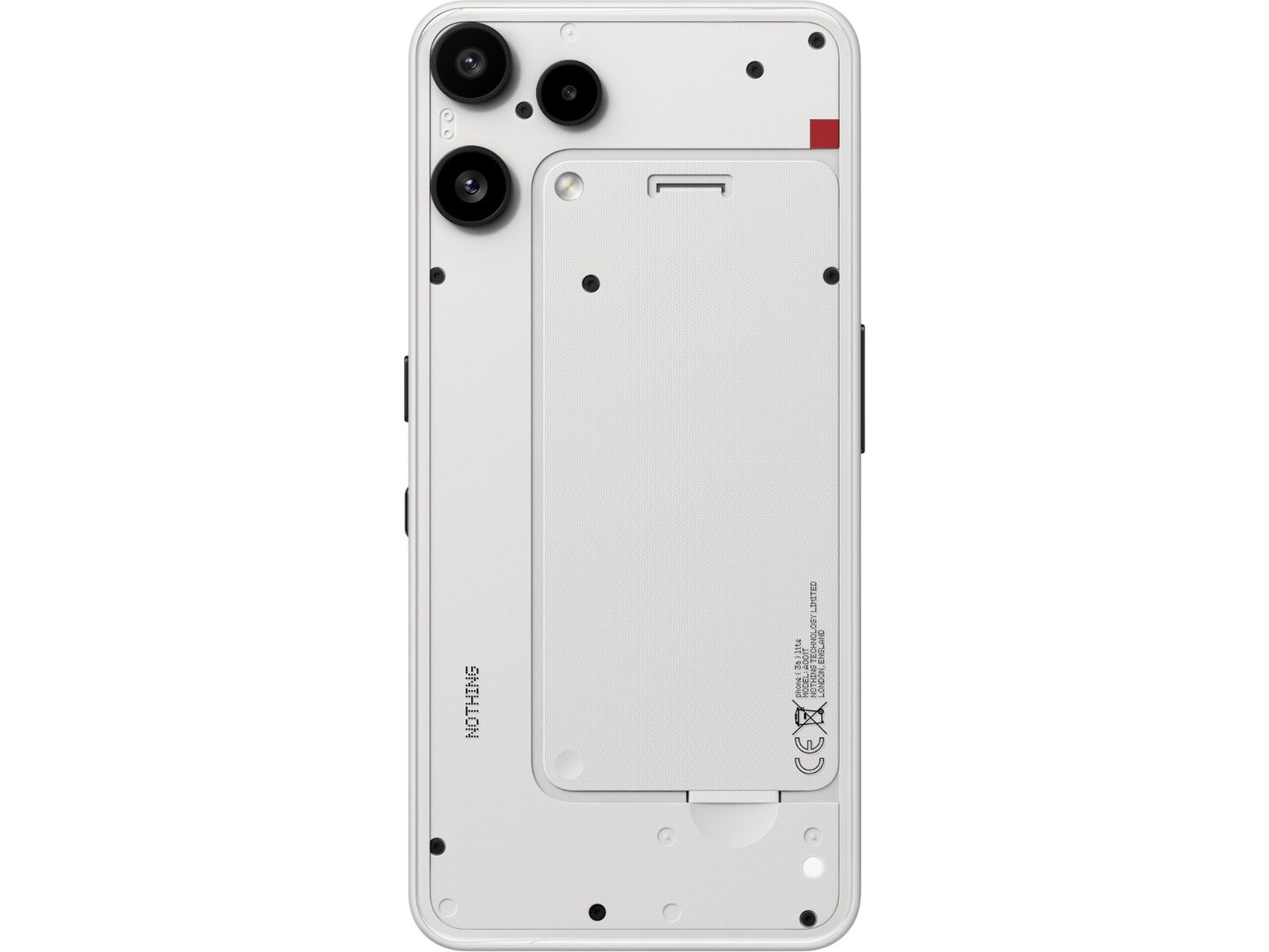 Nothing Phone (3a) Lite 128GB (hvit) Mobiltelefoner