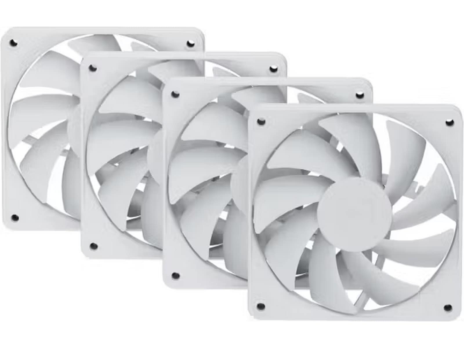 HYTE FA12 Vifte 4pk (hvit) Vifter