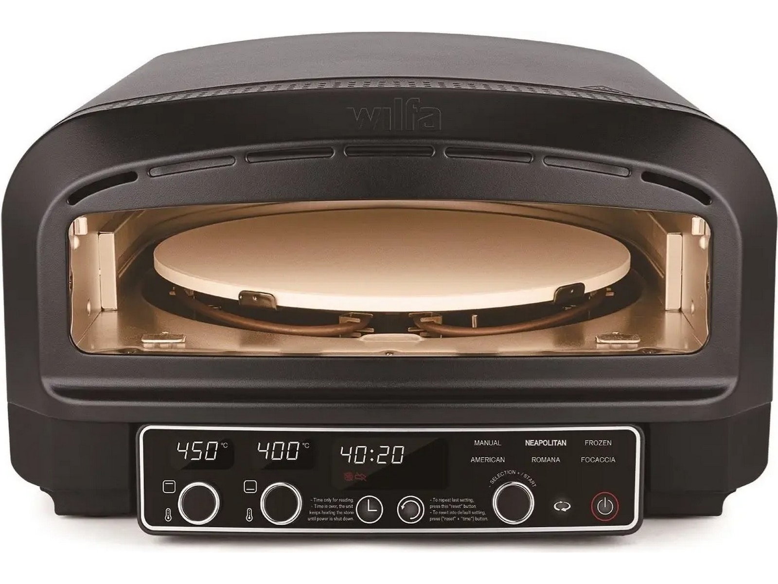 Wilfa P02DB-E2200 Elektrisk Pizzaovn Pizzaovner