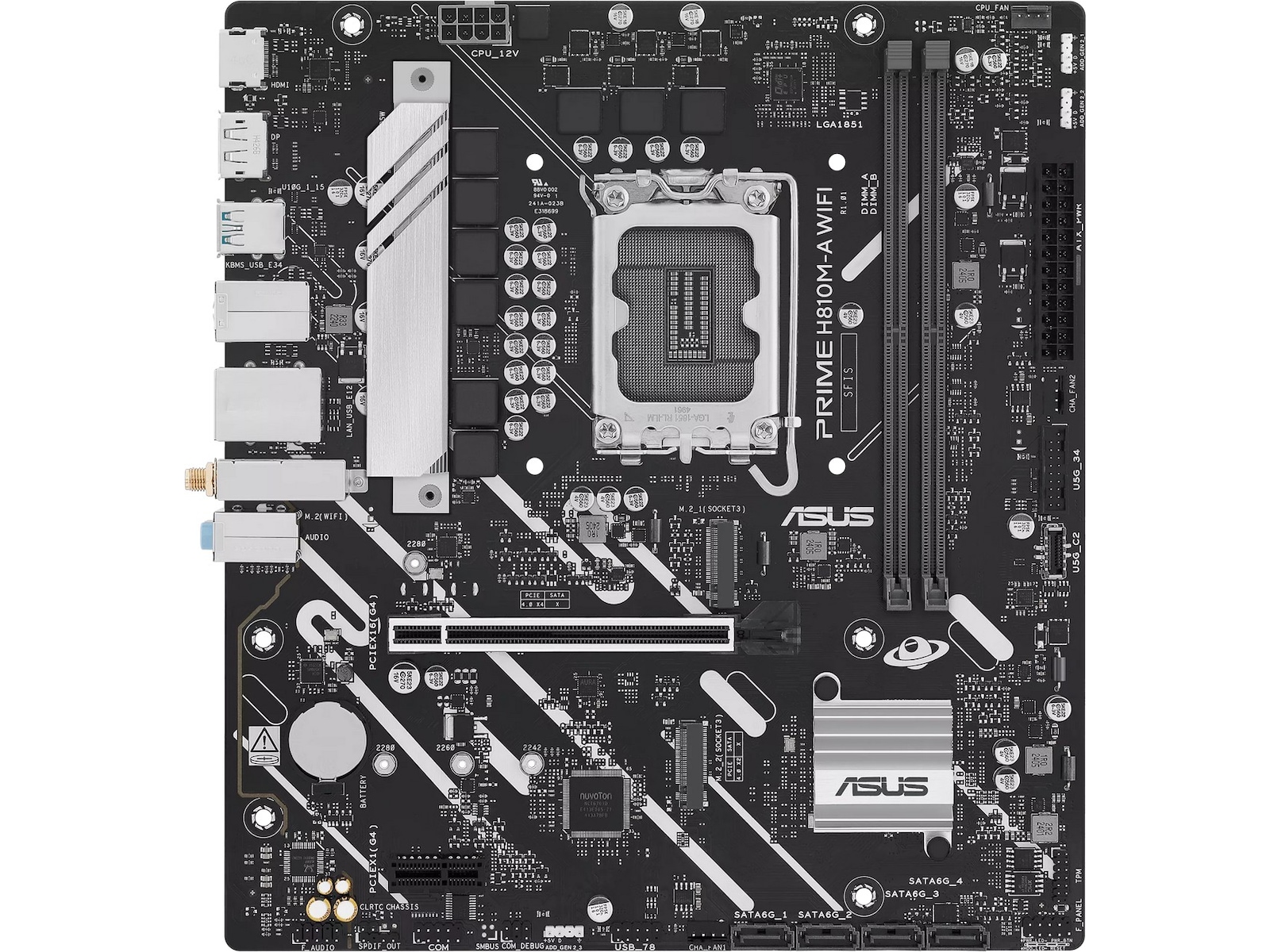 Asus PRIME H810M-A WIFI hovedkort Intel Socket
