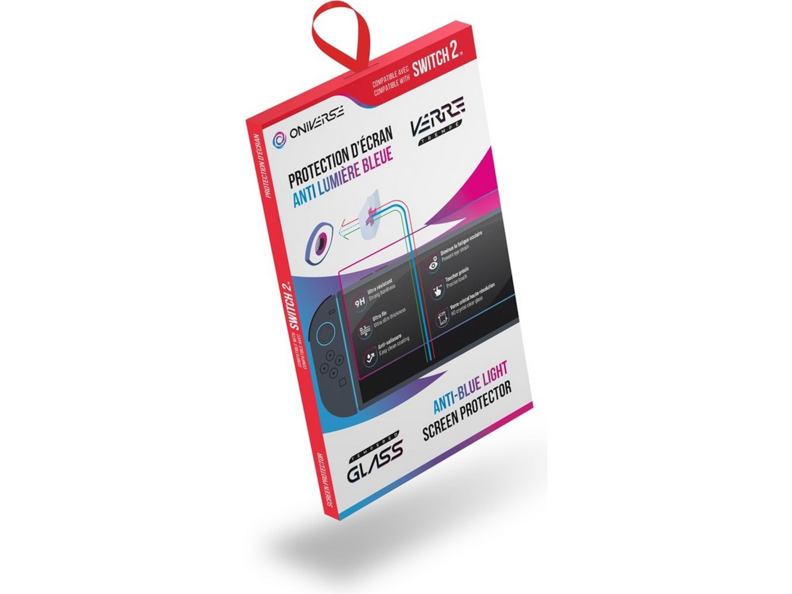 Oniverse Anti-Bluelight skjermbeskytter Nintendo Switch 2 Tilbehør til spillkonsoller
