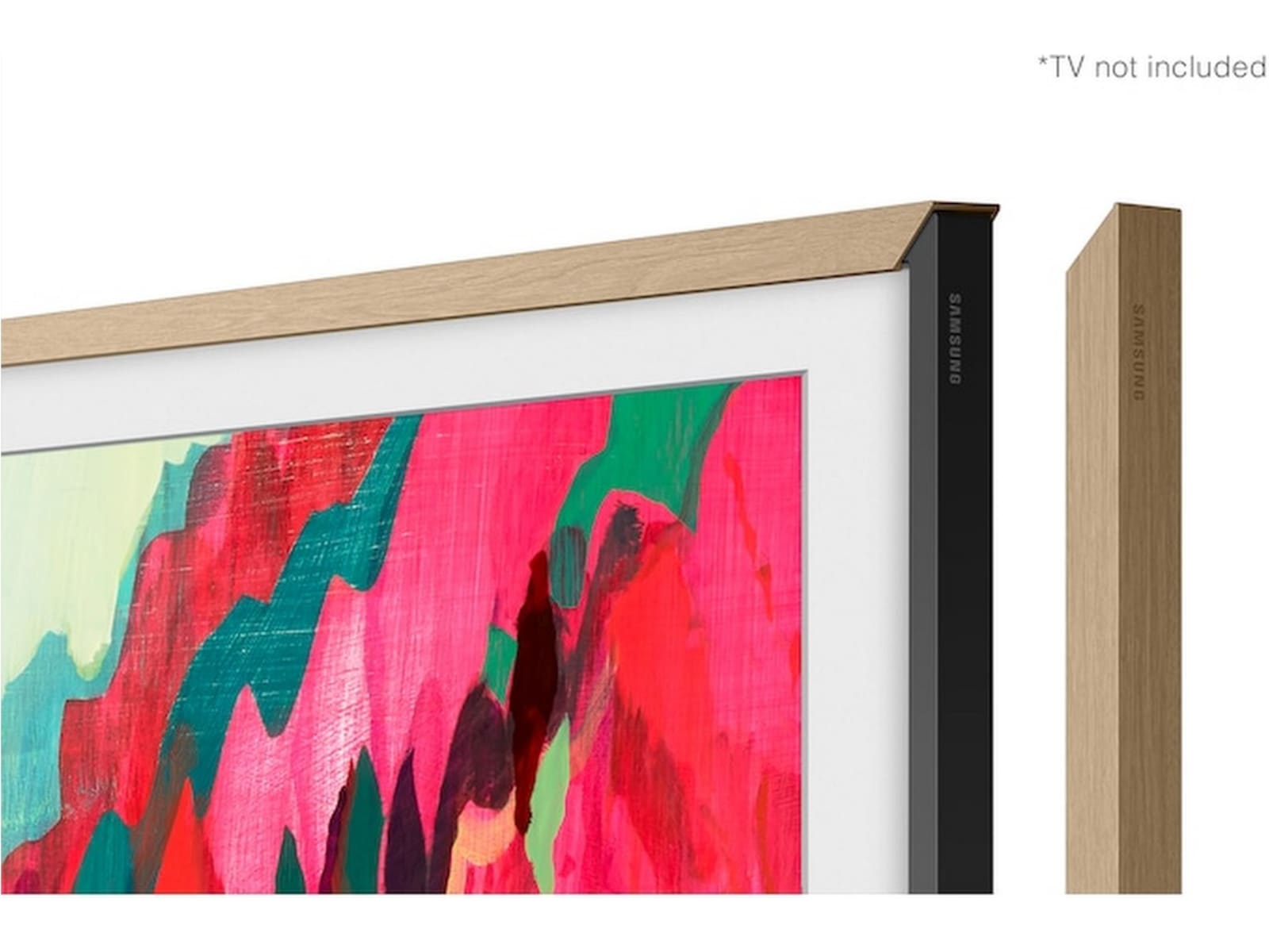 Samsung The Frame Pro 85" LS03FW + ramme Beige Wood 60 - 69 tommer TV