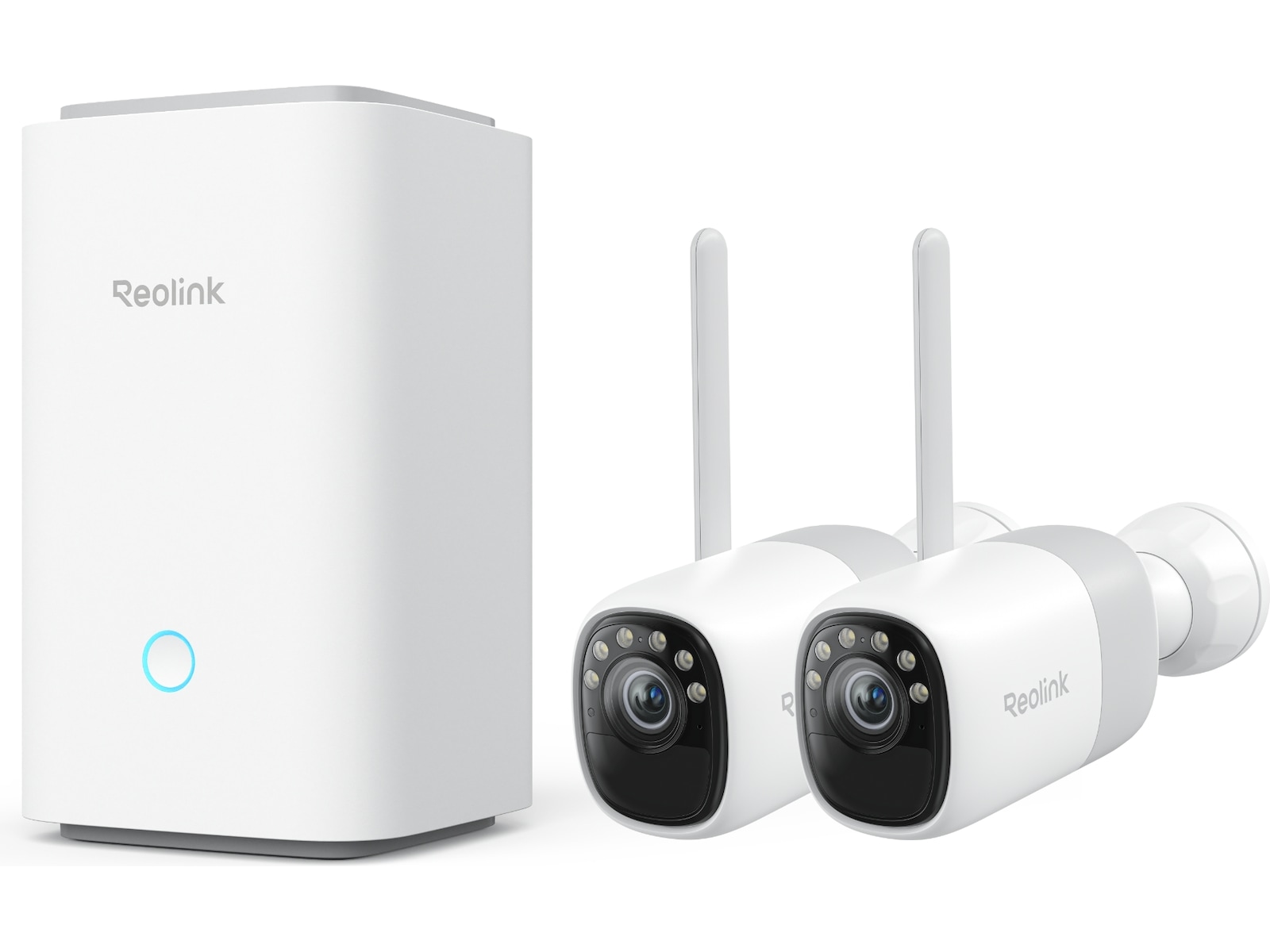 Reolink Home Hub med 2X Altas-kamera Overvåkningskameraer