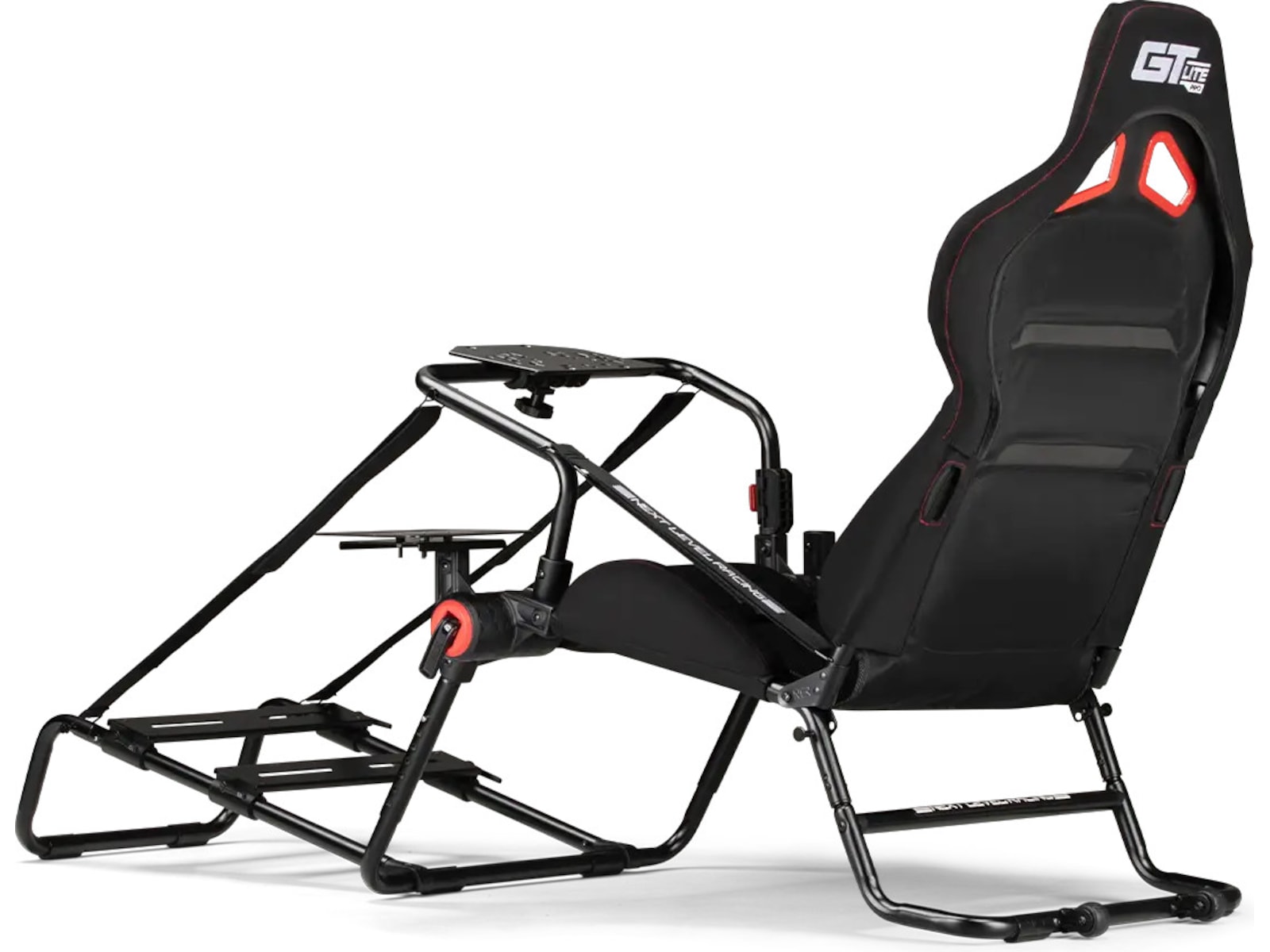 Next Level Racing GTLite Pro–kompakt GT-cockpit for DD-ratt&komfort Ratt og pedaler