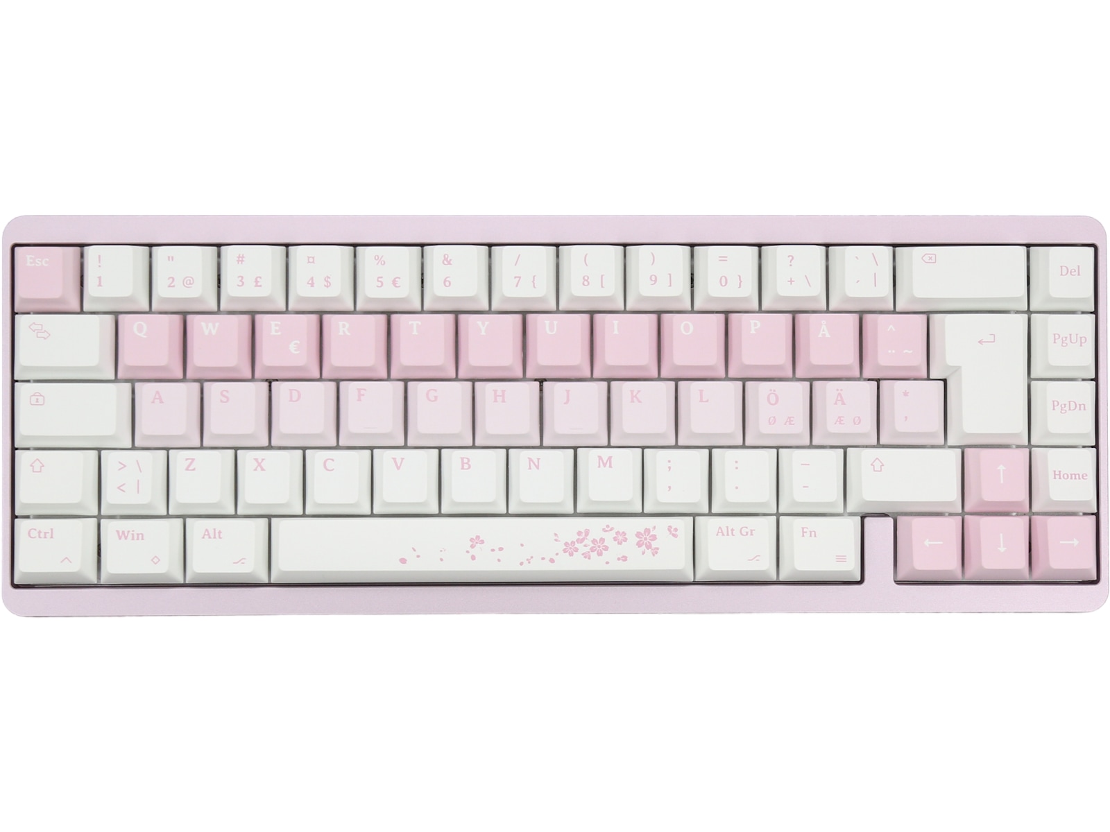 Varmilo Muse65 HE Sakura gamingtastatur 65% -B-Grade Demo tastatur