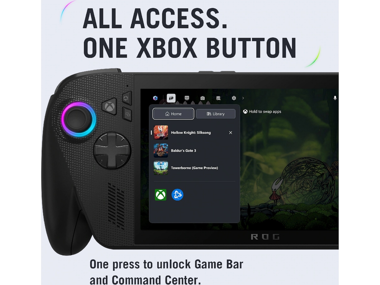 ROG Xbox Ally X -B-Grade Demo gaming