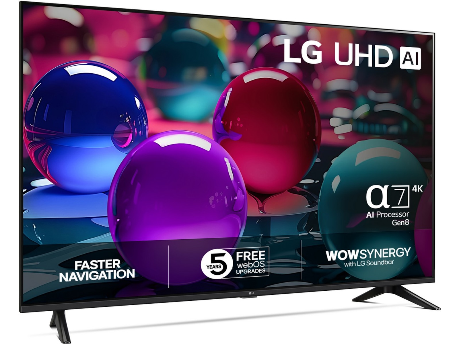 LG 55" UA73 AI 4K UHD smart-TV (2025) -B-Grade Demo TV/projektor