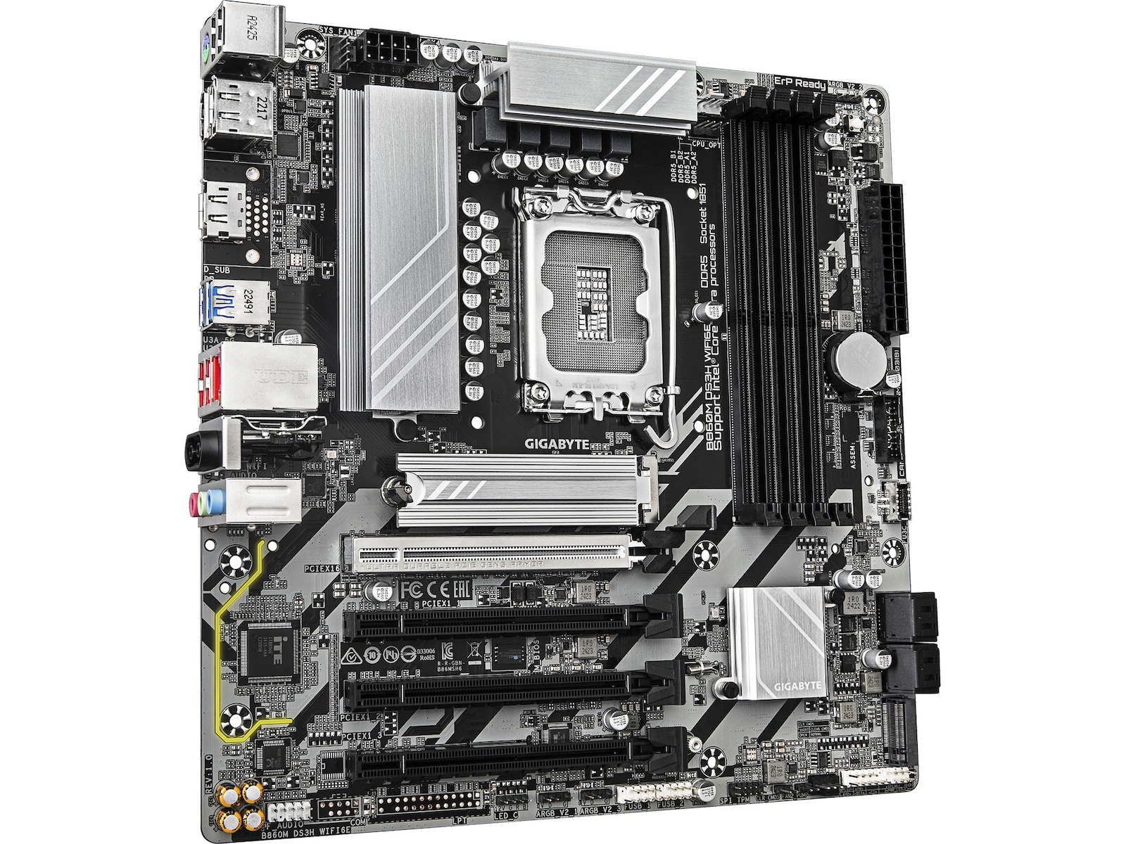 Gigabyte B860M DS3H WIFI6E hovedkort Intel Socket