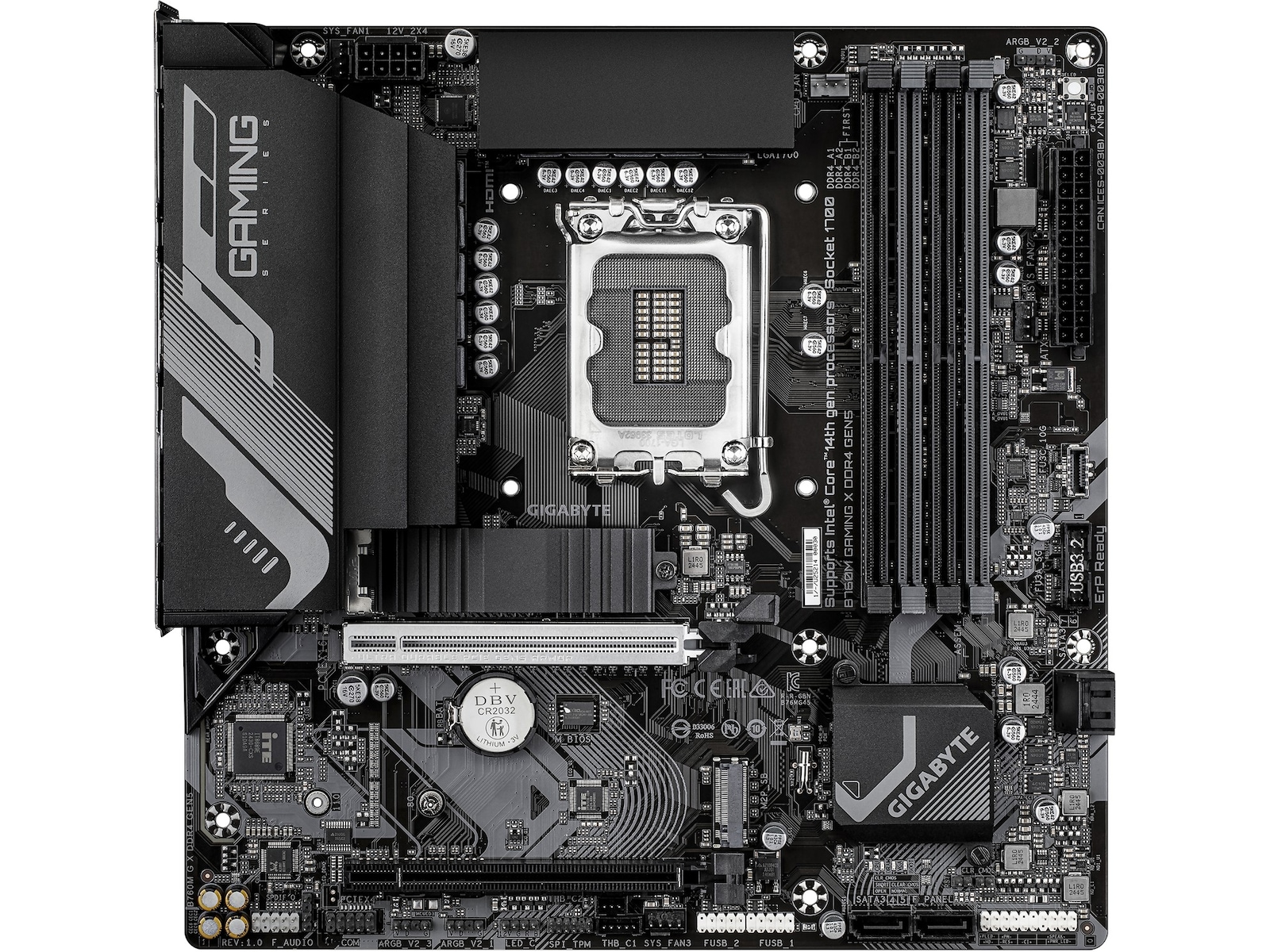 Gigabyte B760M Gaming X DDR4 GEN5 hovedkort Intel Socket