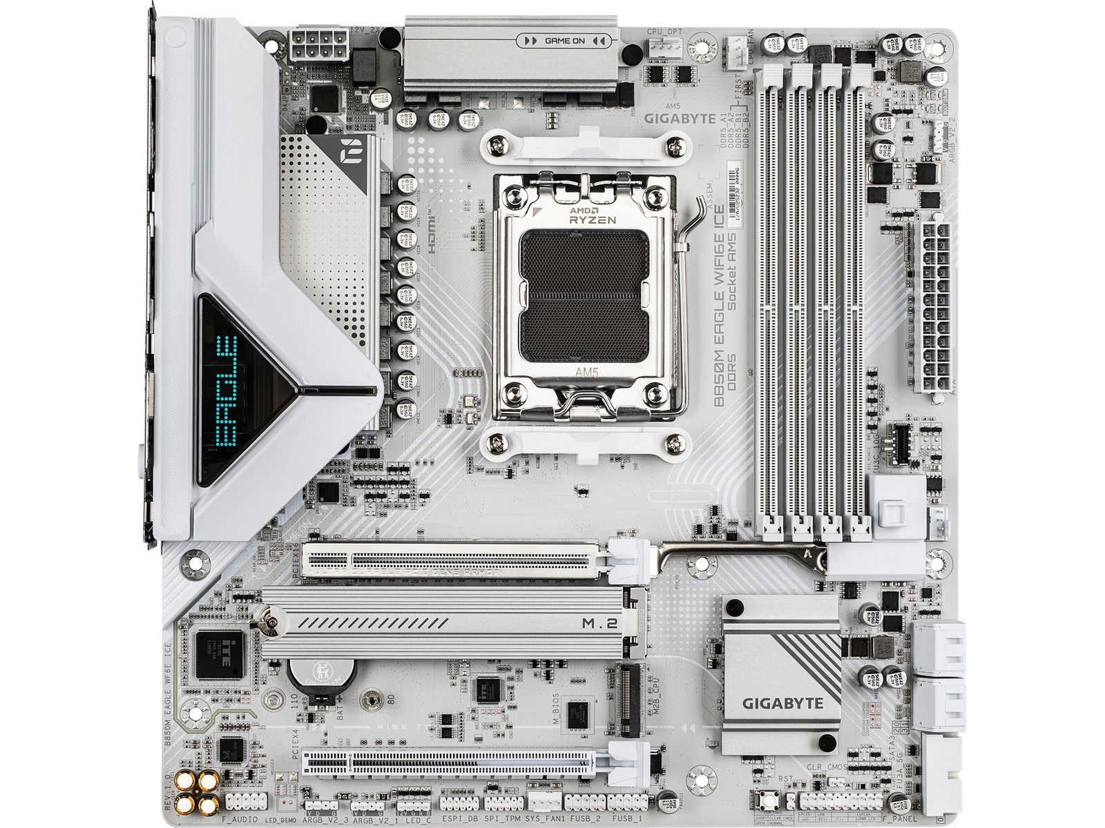 Gigabyte B850M EAGLE WIFI6E ICE Hovedkort AMD Socket
