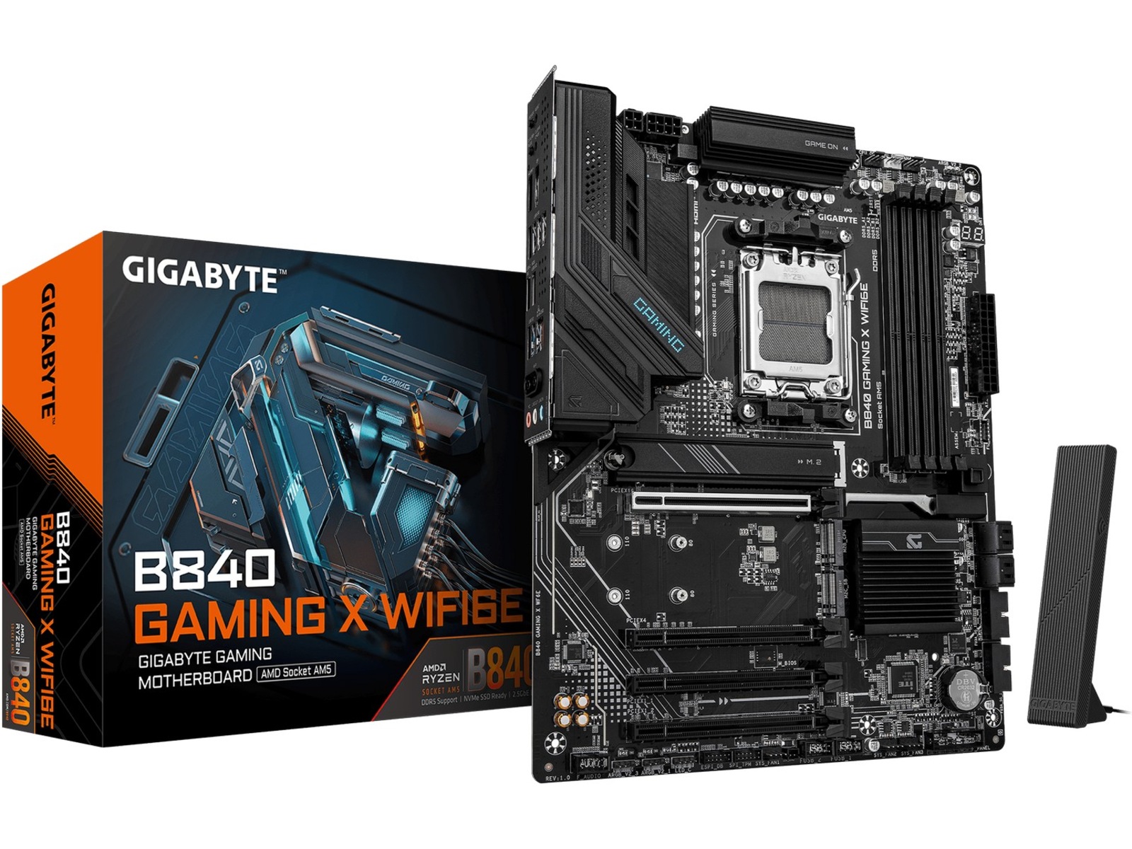 Gigabyte B840 GAMING X WIFI6E Hovedkort AMD Socket