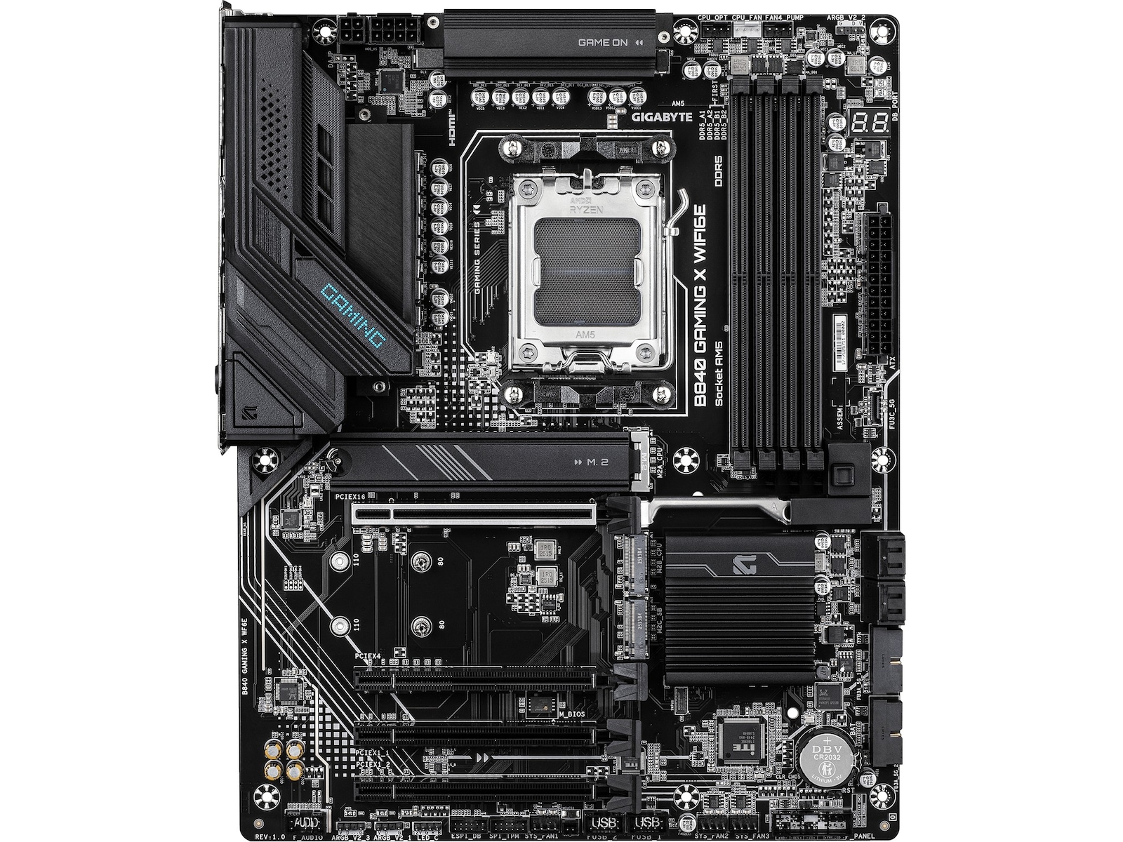 Gigabyte B840 GAMING X WIFI6E Hovedkort AMD Socket