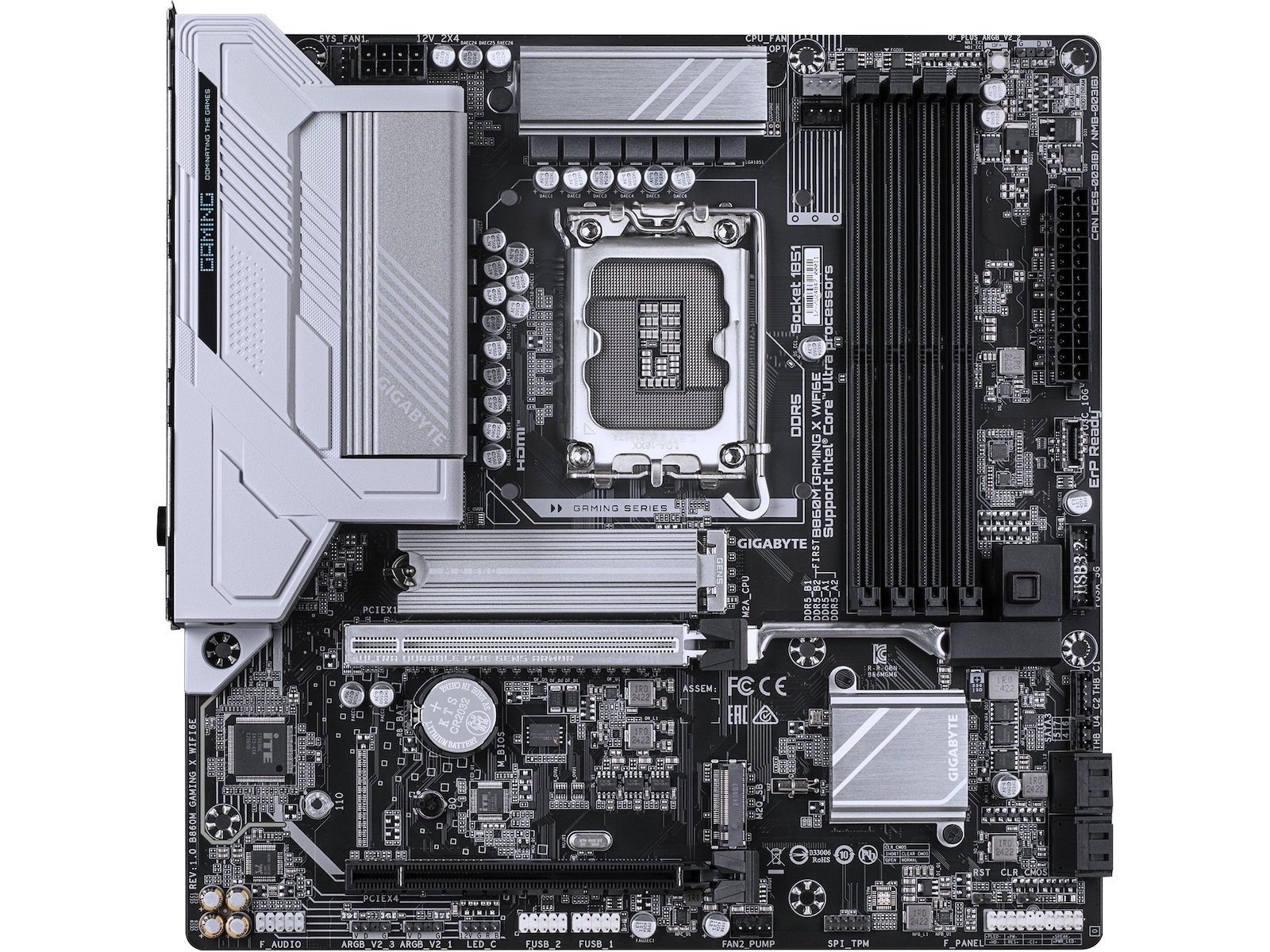 Gigabyte B860M GAMING X hovedkort WIFI6E Intel Socket