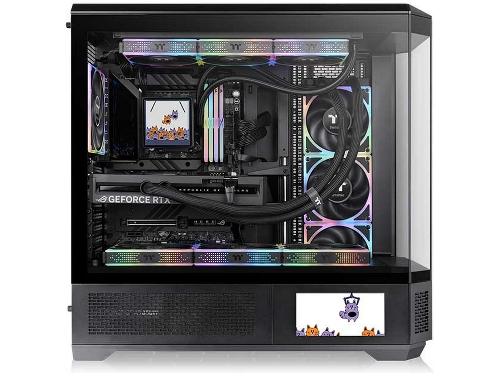 Thermaltake 6.0" LCD Panel Kit for View 600 TG (sort) Tilbehør