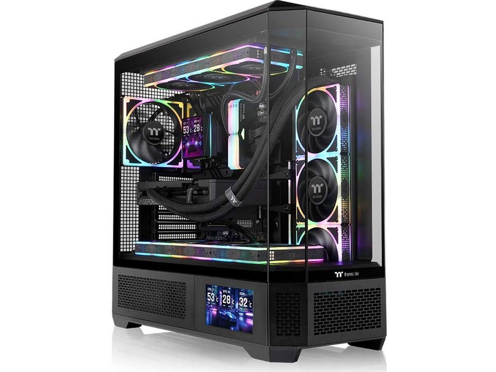Thermaltake 6.0" LCD Panel Kit for View 600 TG (sort) Tilbehør