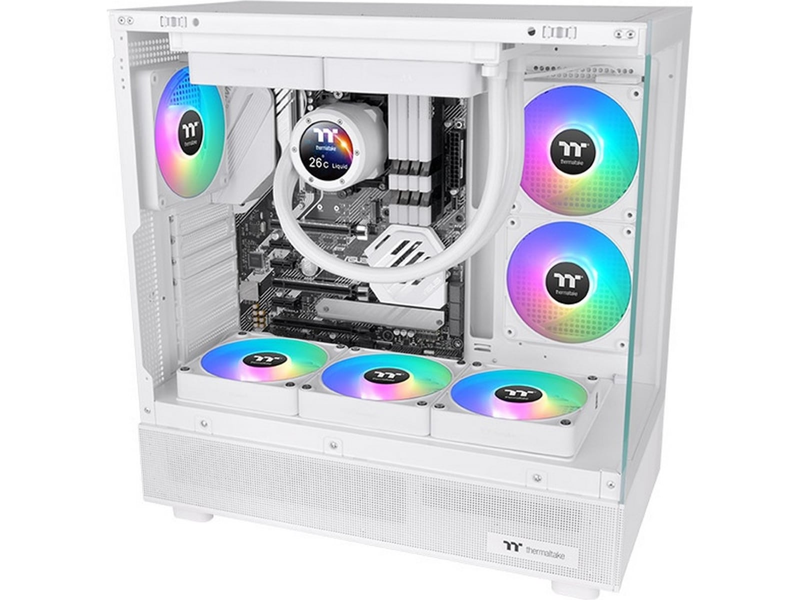 Thermaltake CT140 EX ARGB Sync Vifte 3pk (hvit) Vifter