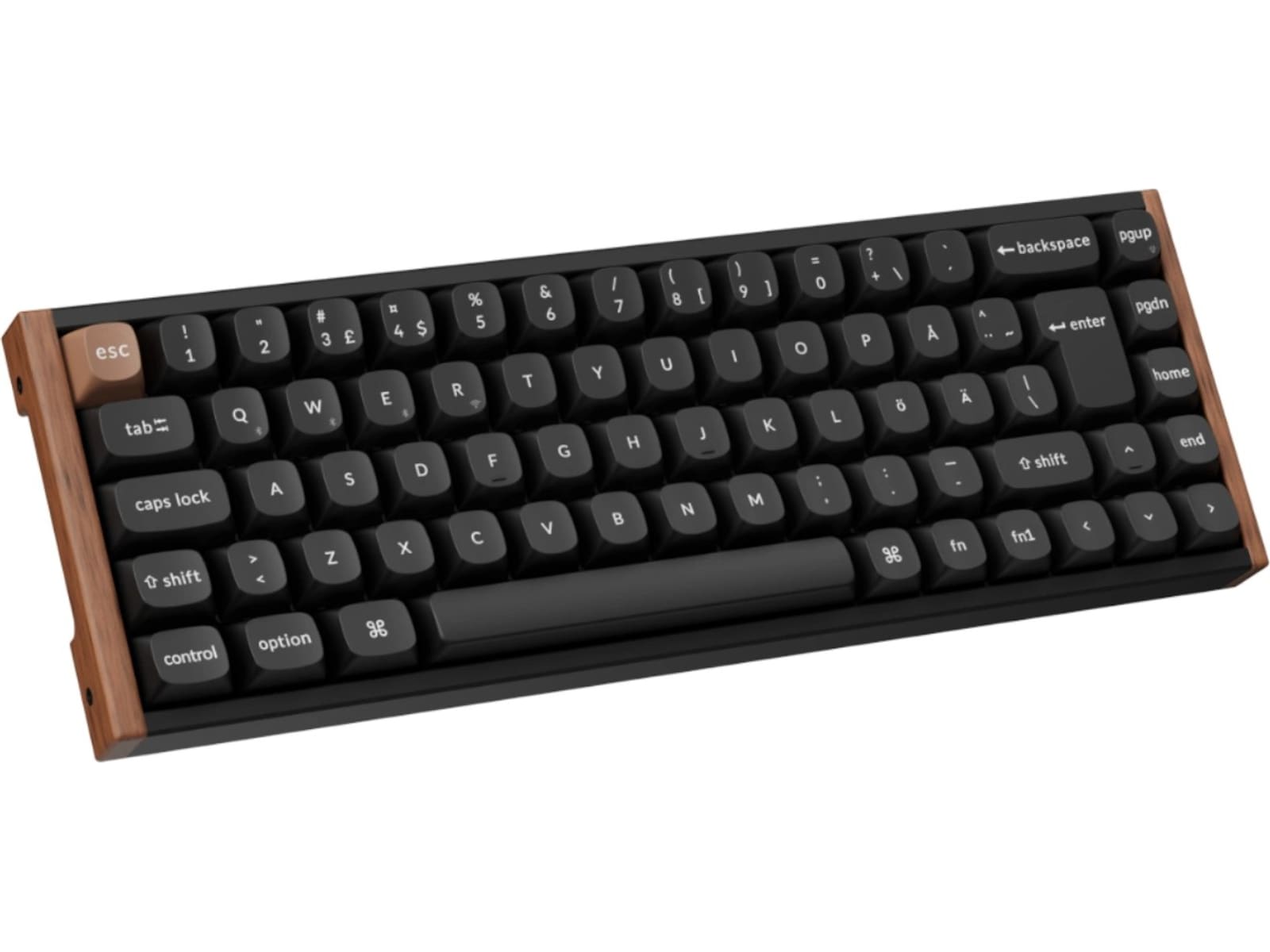 Keychron K6 HE SE Trådløst gamingtastatur (tre/sort) Gamingtastatur