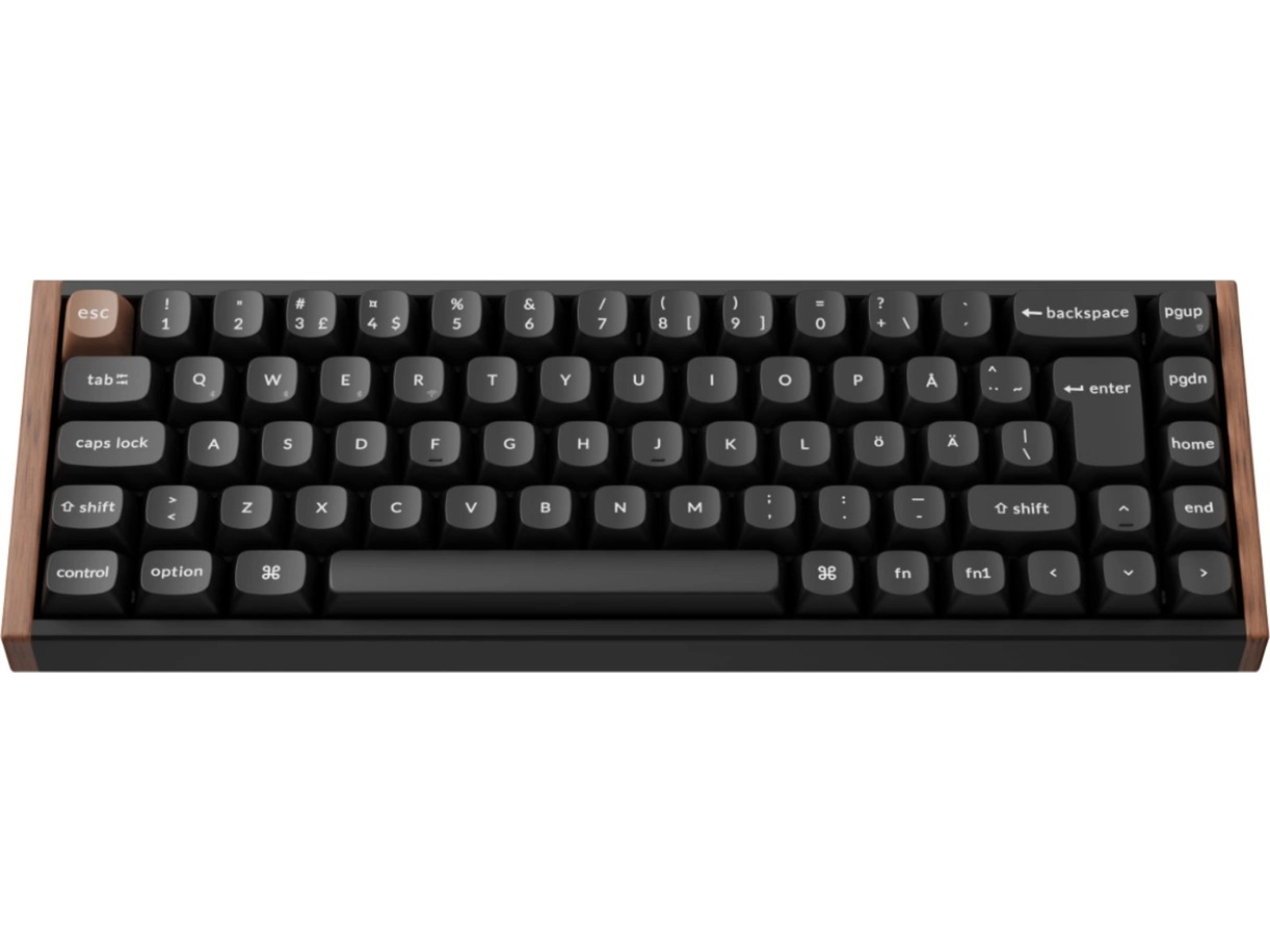 Keychron K6 HE SE Trådløst gamingtastatur (tre/sort) Gamingtastatur