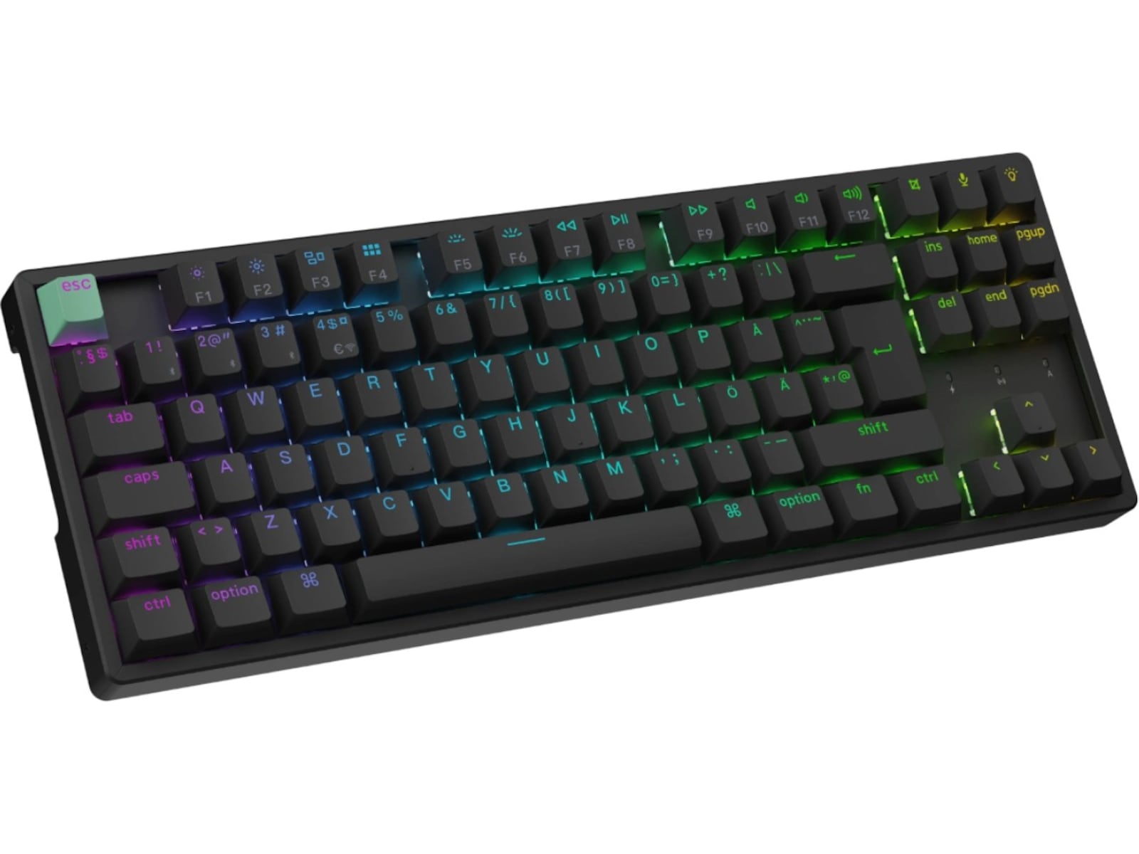 Keychron K8 HE Trådløst Gamingtastatur (sort) Gamingtastatur