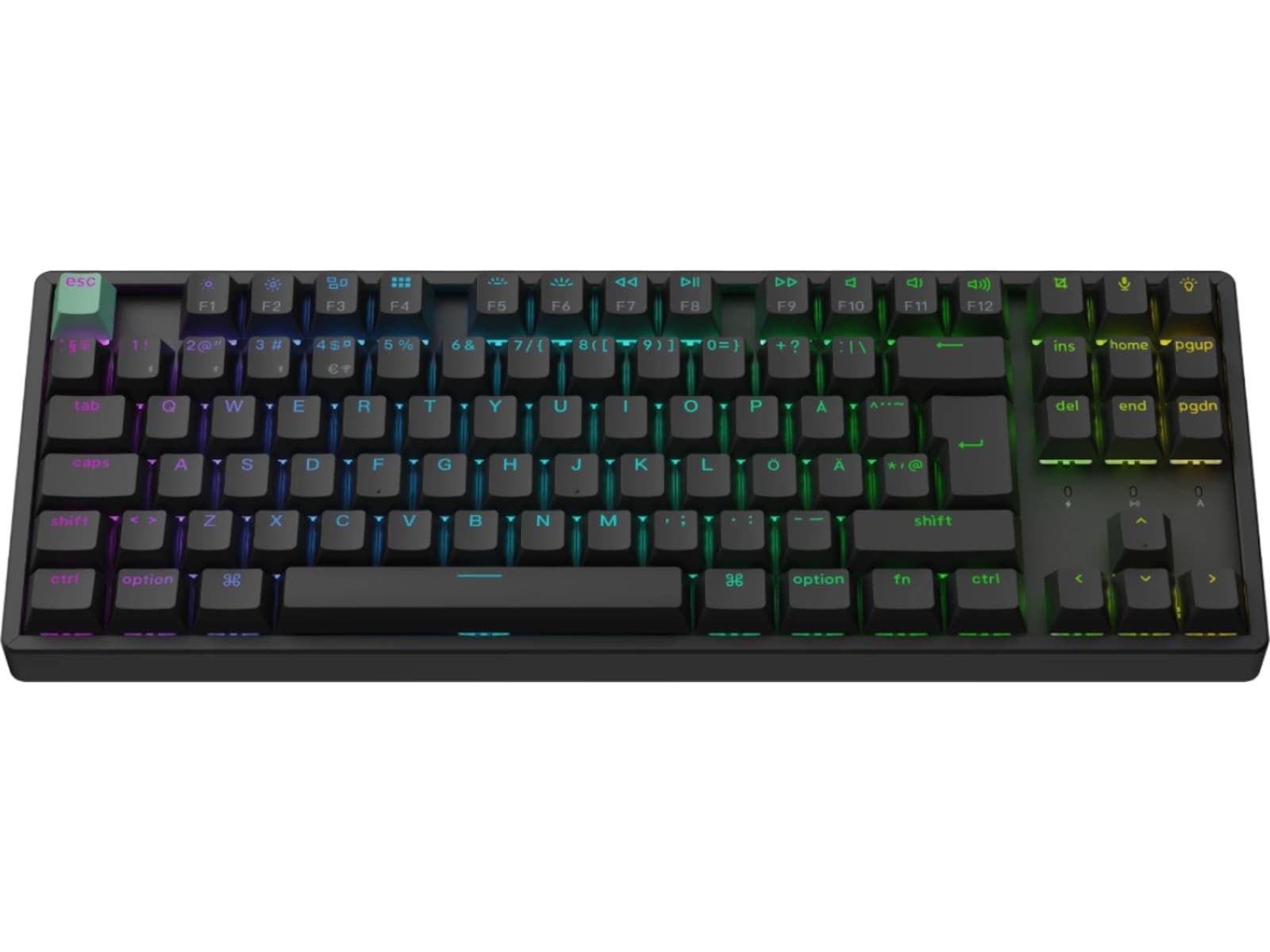 Keychron K8 HE Trådløst Gamingtastatur (sort) Gamingtastatur