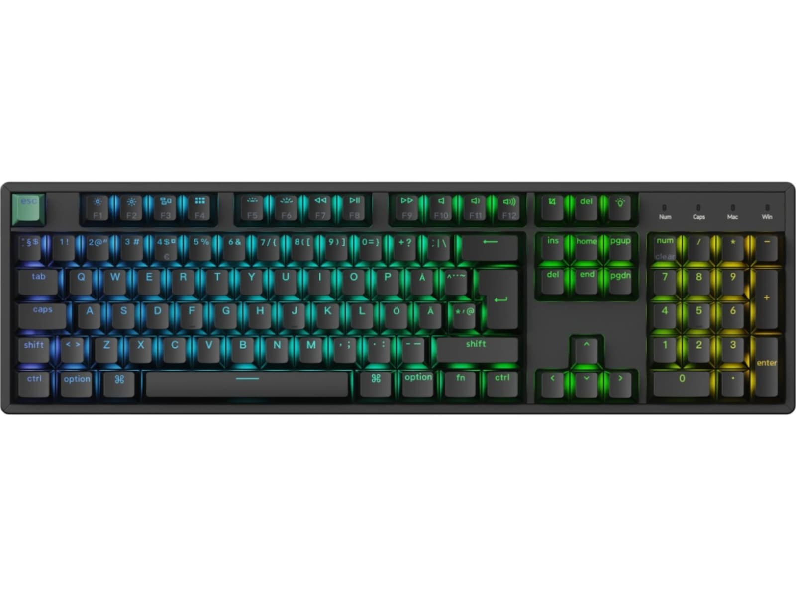 Keychron K10 HE Trådløst Gamingtastatur (sort) Gamingtastatur
