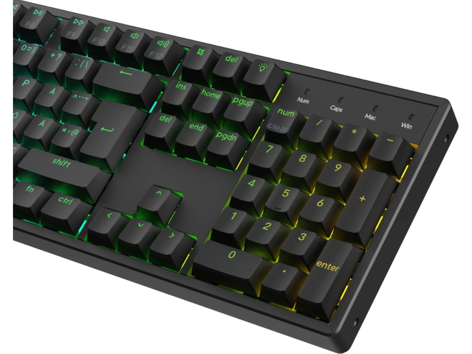 Keychron K10 HE Trådløst Gamingtastatur (sort) Gamingtastatur