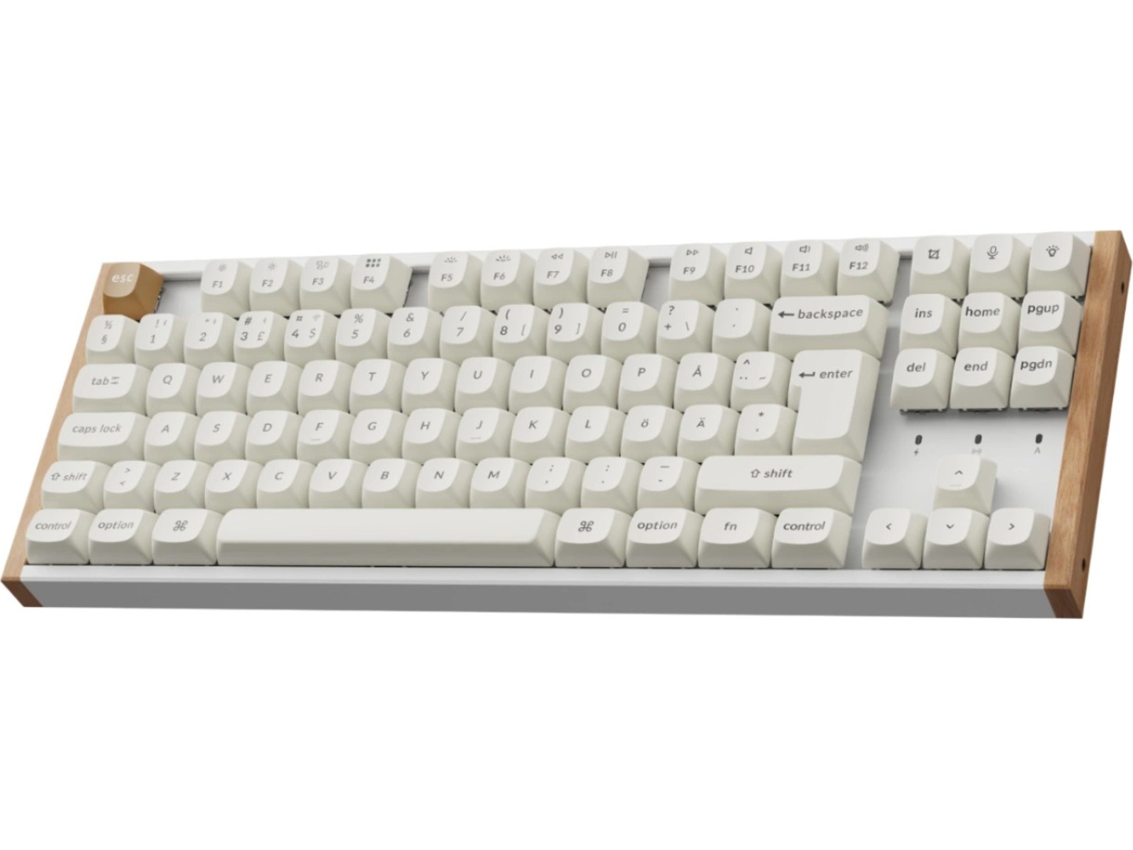 Keychron K8 HE SE trådløst gamingtastatur (tre/hvit) Gamingtastatur