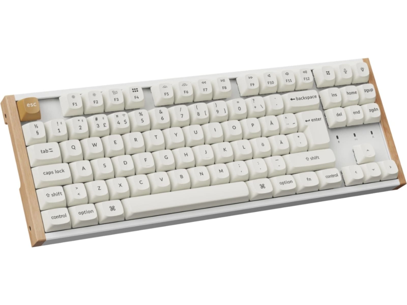 Keychron K8 HE SE trådløst gamingtastatur (tre/hvit) Gamingtastatur