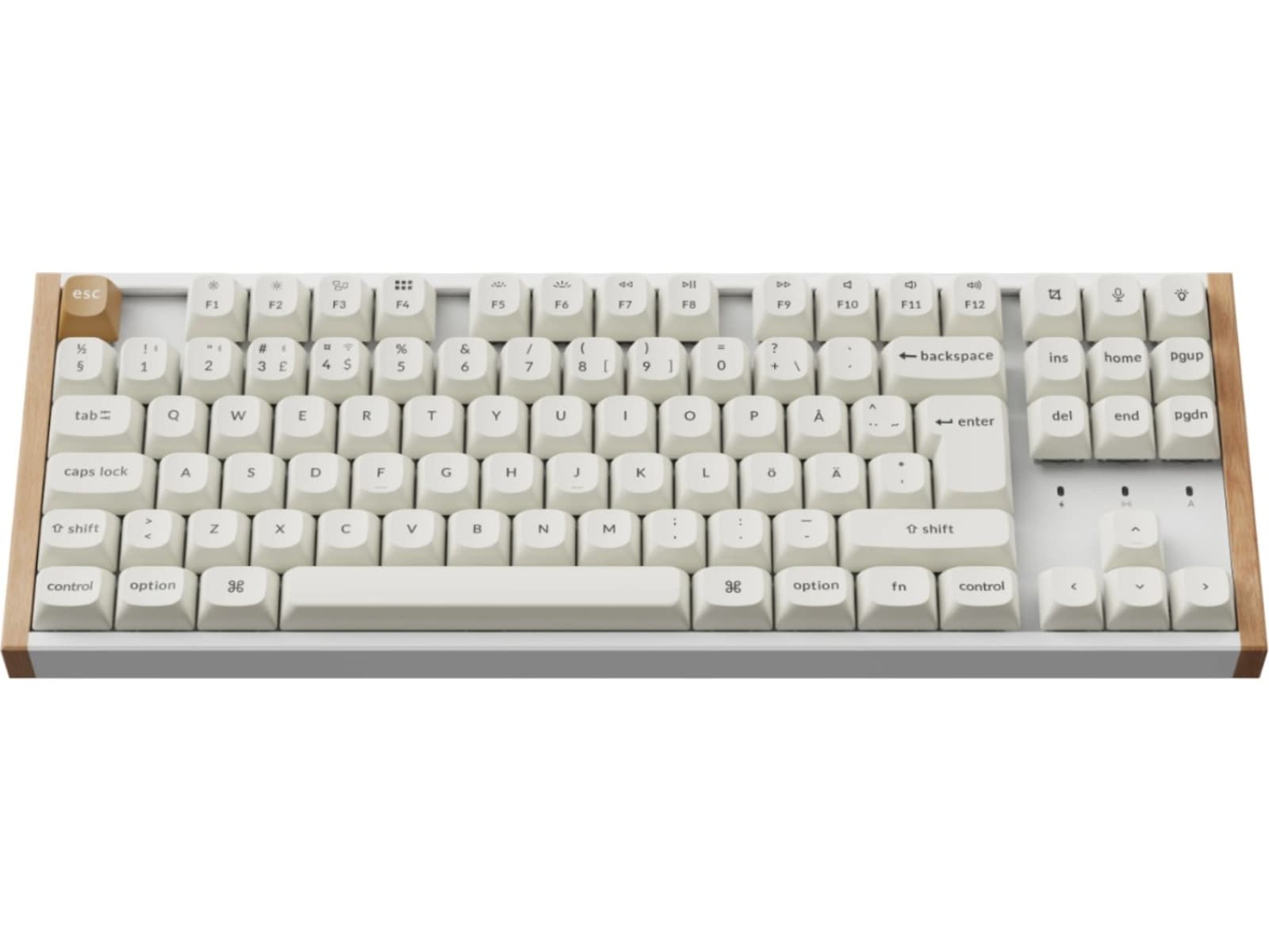 Keychron K8 HE SE trådløst gamingtastatur (tre/hvit) Gamingtastatur