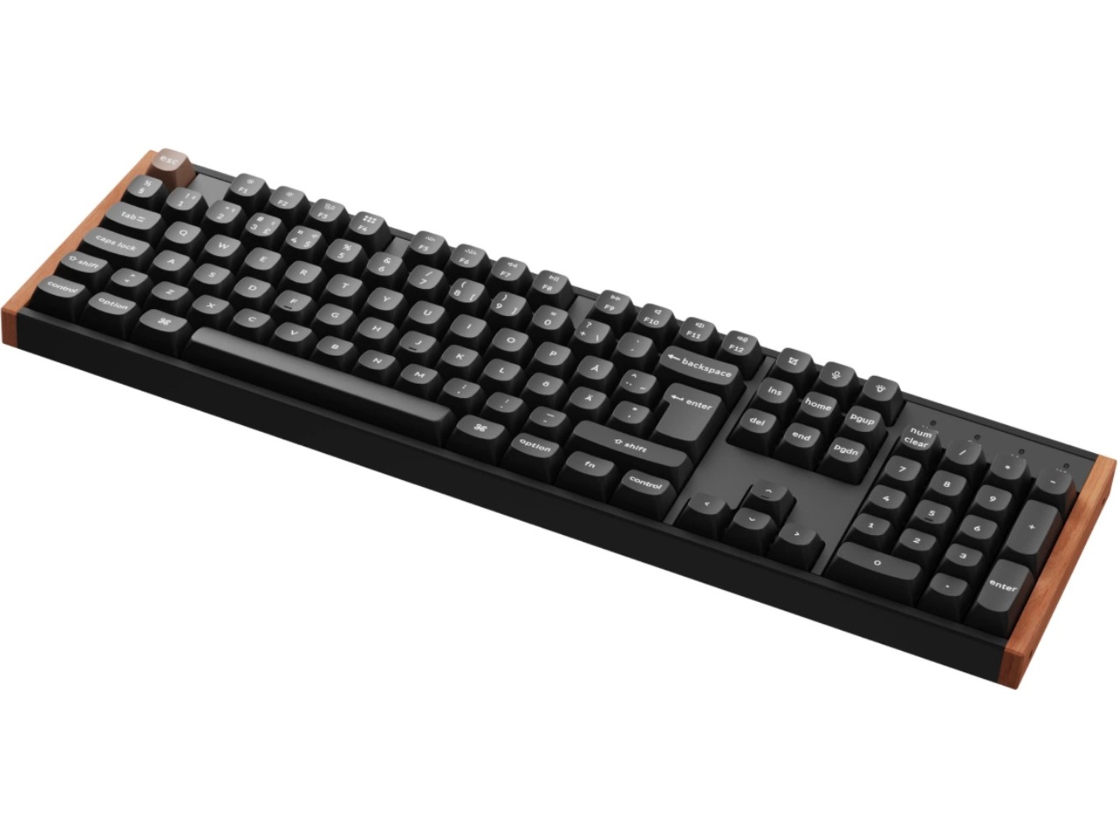 Keychron K10 HE SE Trådløst gamingtastatur (tre/sort) Gamingtastatur