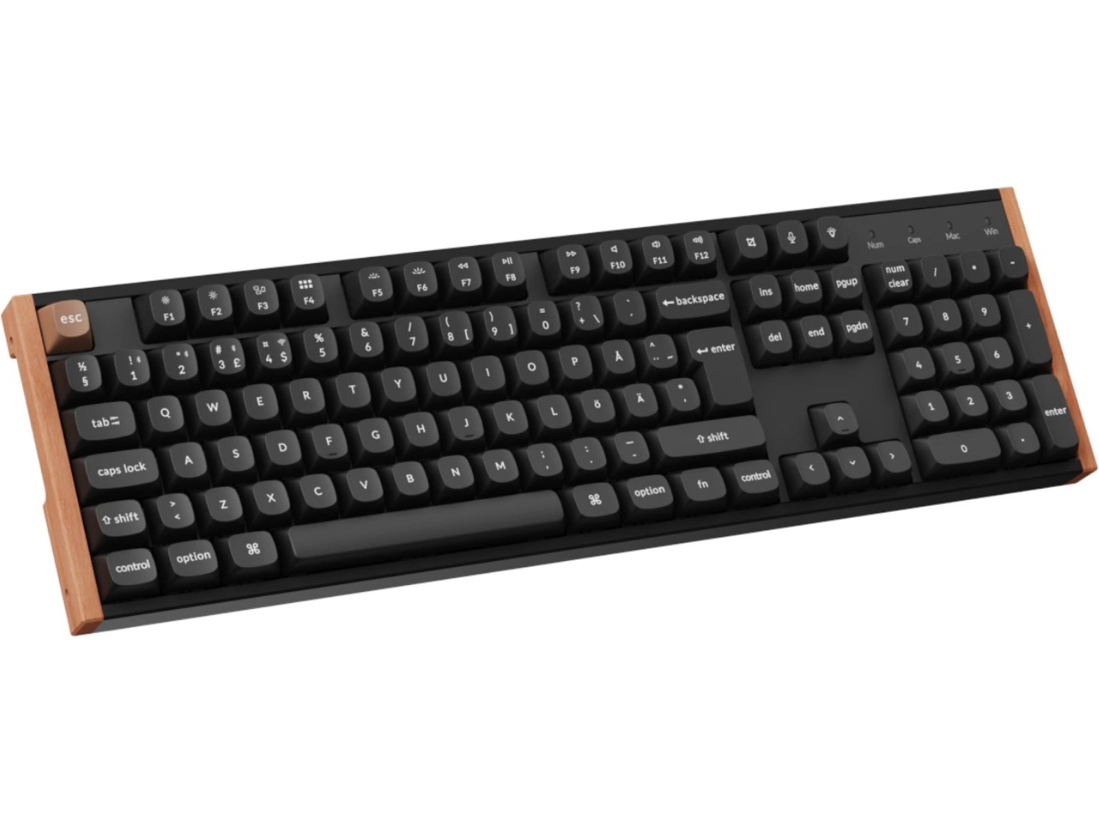 Keychron K10 HE SE Trådløst gamingtastatur (tre/sort) Gamingtastatur